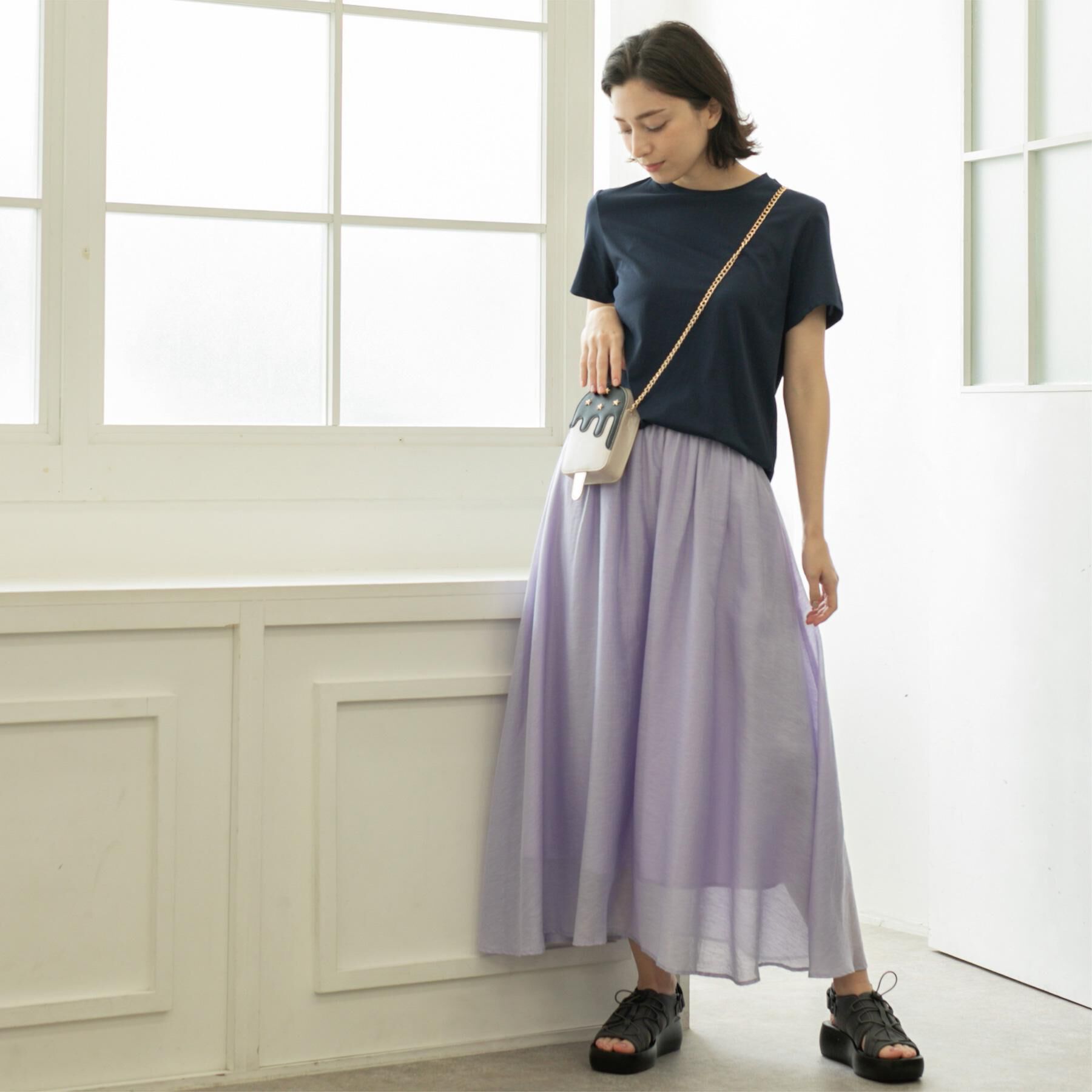 OPAQUE.CLIP「《5色展開》ベーシックTシャツ【洗濯機洗い可/UV/接触冷感】」|Tシャツ・カットソー|