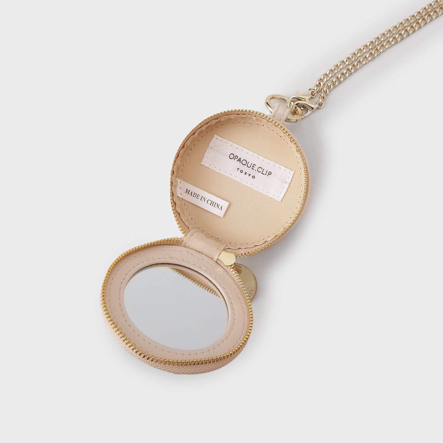 OPAQUE.CLIP「【2WAY／ミラー付き】エナメルモチーフミニチャーム」|キーケース|