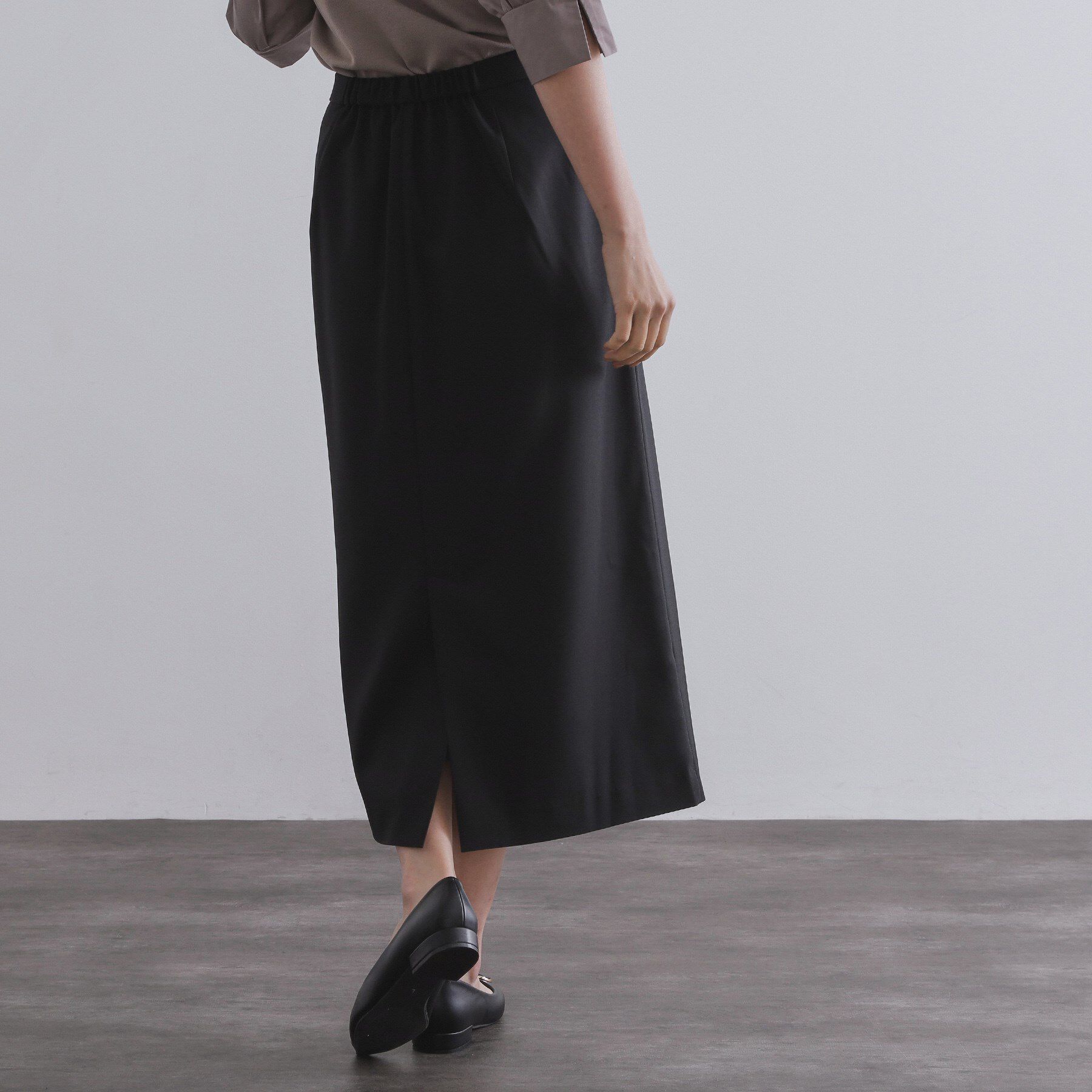 OPAQUE.CLIP「ポケットデザインナロースカート【洗濯機洗い可】」|スカート|