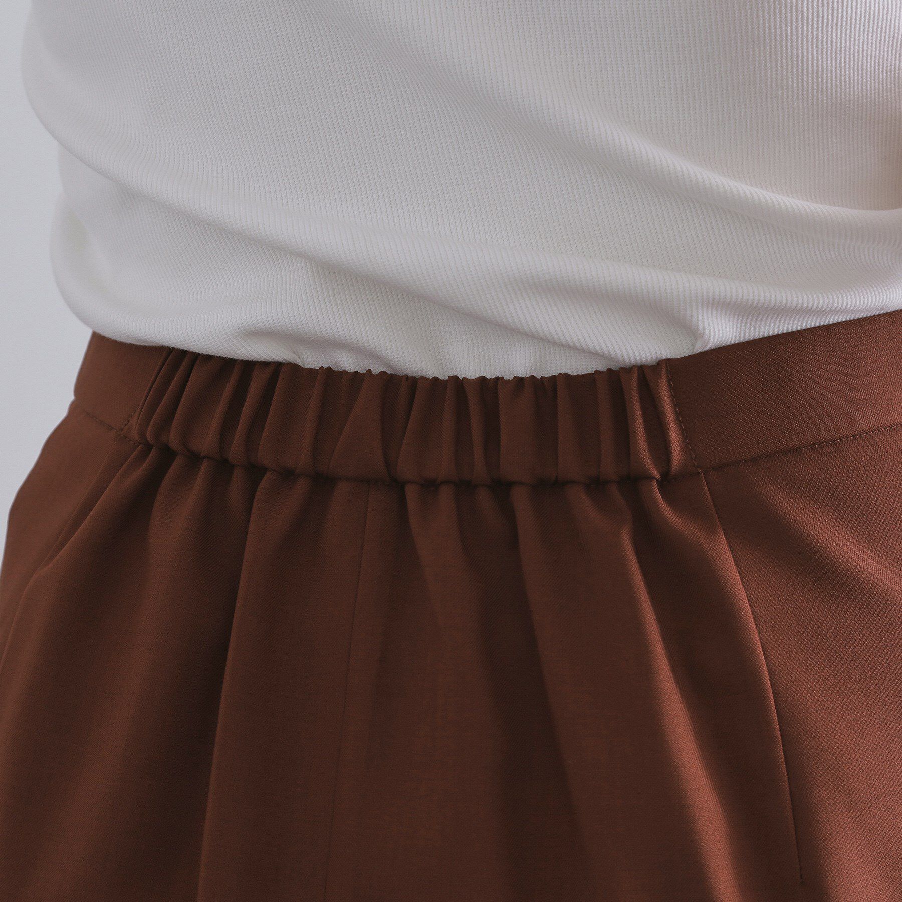 OPAQUE.CLIP「ポケットデザインナロースカート【洗濯機洗い可】」|スカート|