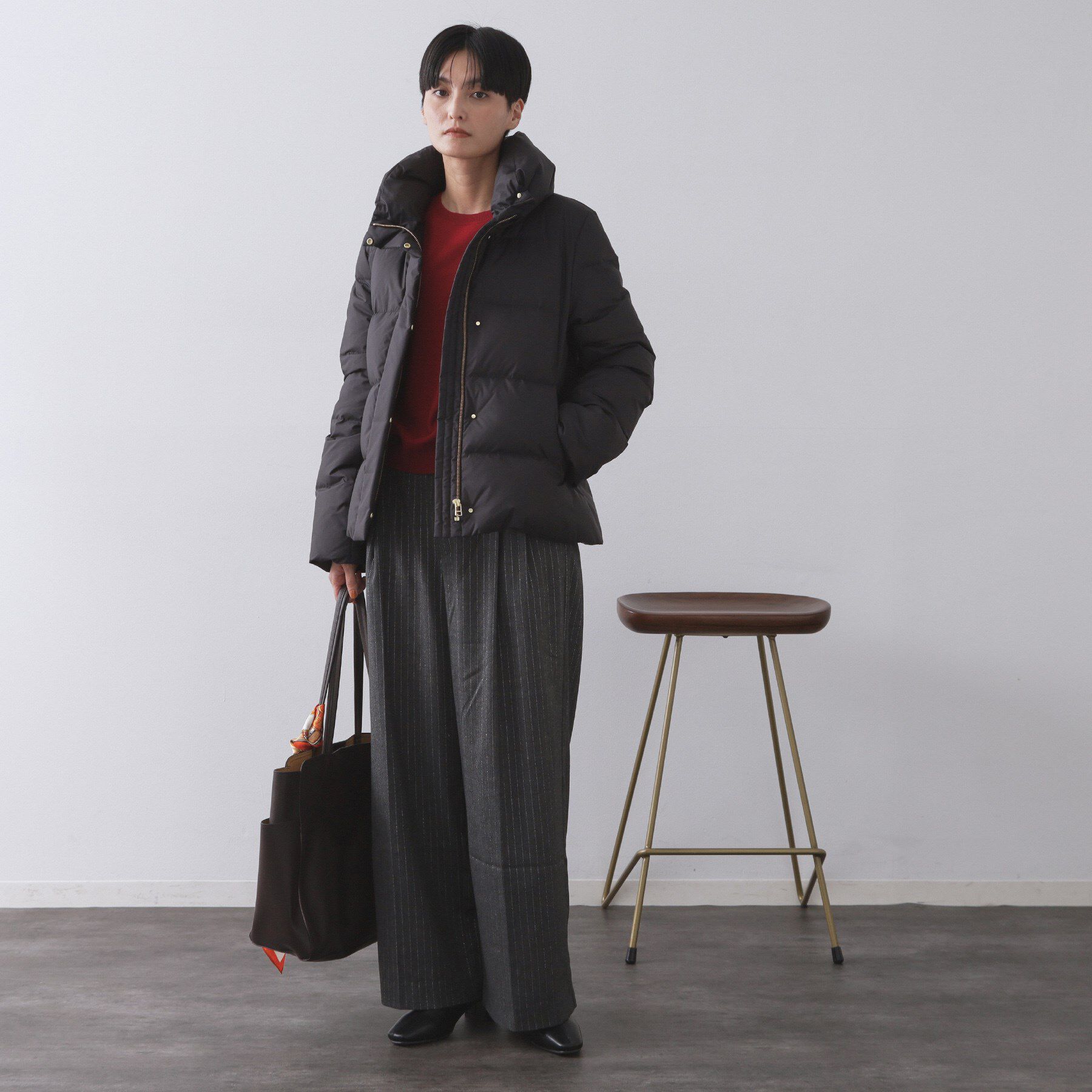 OPAQUE.CLIP「撥水ショートダウン【防風/抗菌防臭/洗濯機洗い可】《SS～LL》」|ダウン|