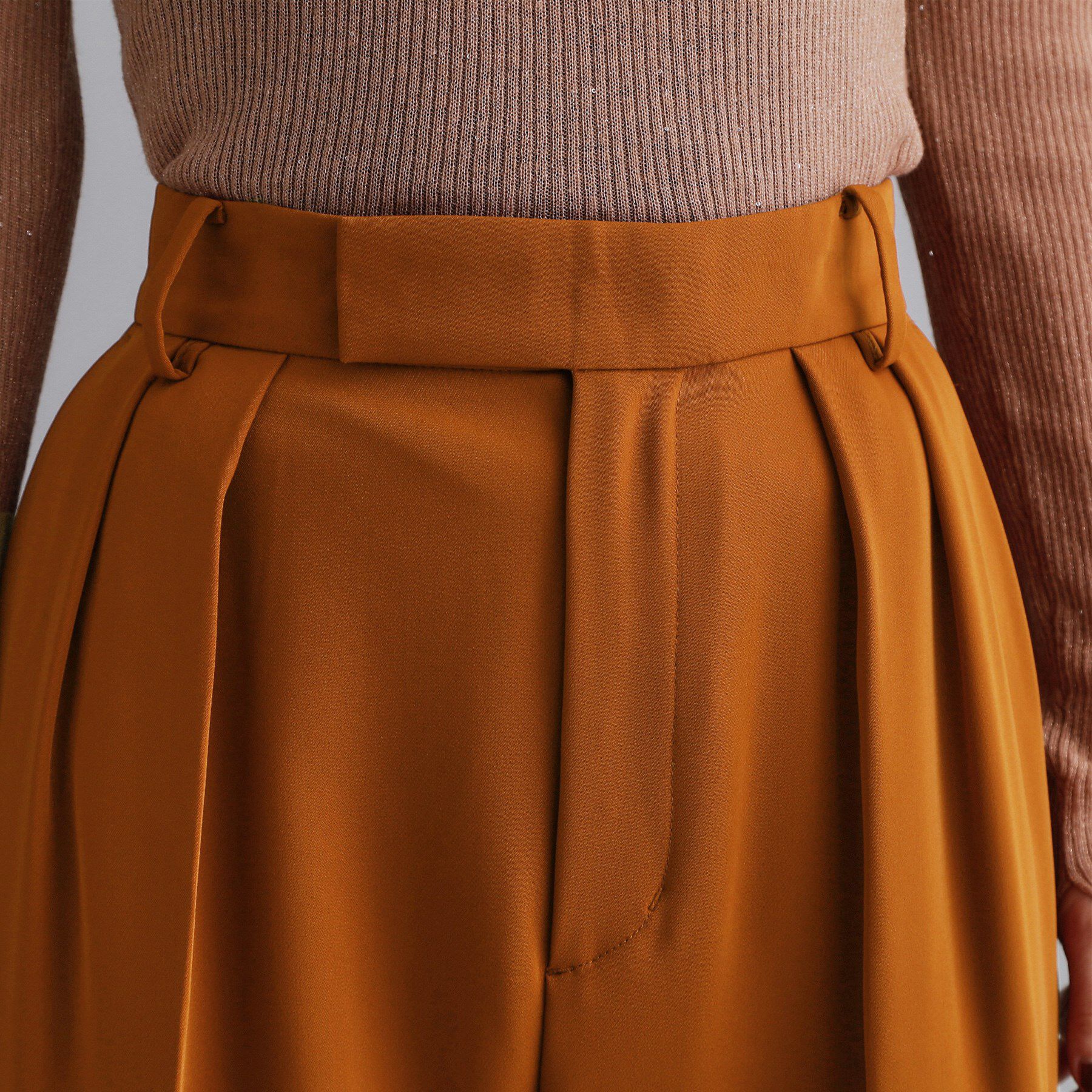 OPAQUE.CLIP「【es】タックワイドストレートパンツ【洗濯機OK/防シワ/UVケア/接触冷感/吸水速乾】」|その他|