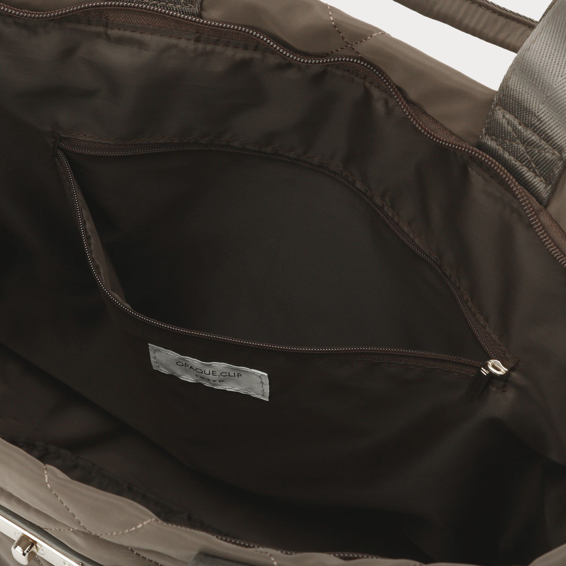 OPAQUE.CLIP「【A4サイズ対応】ダイヤキルティングスクエアビッグトートバッグ」|トートバッグ|