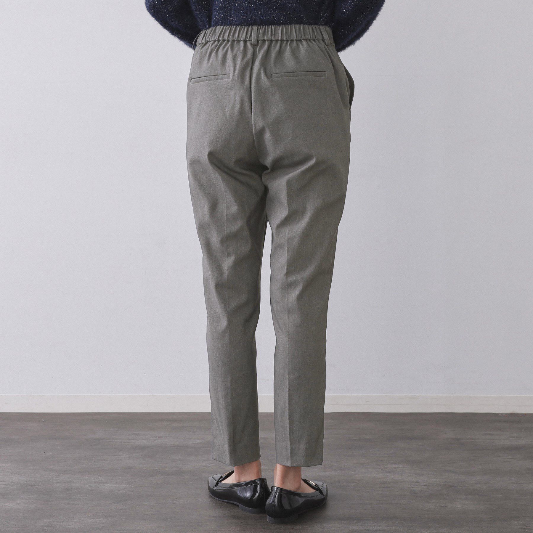 OPAQUE.CLIP「裏起毛ハイストレッチイージーテーパードパンツ【洗濯機OK】」|その他|