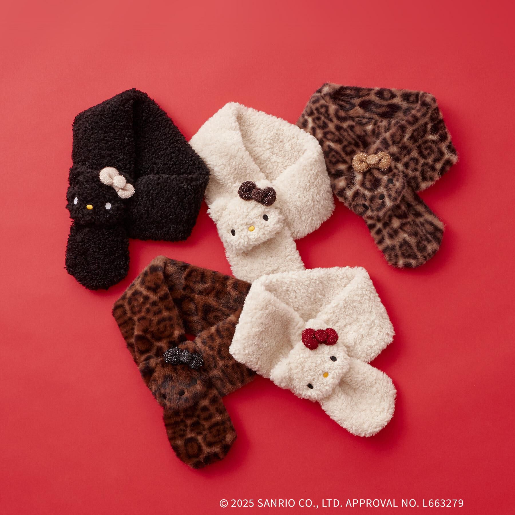 OPAQUE.CLIP「【ハローキティ】ふわふわティペット」|ストール|