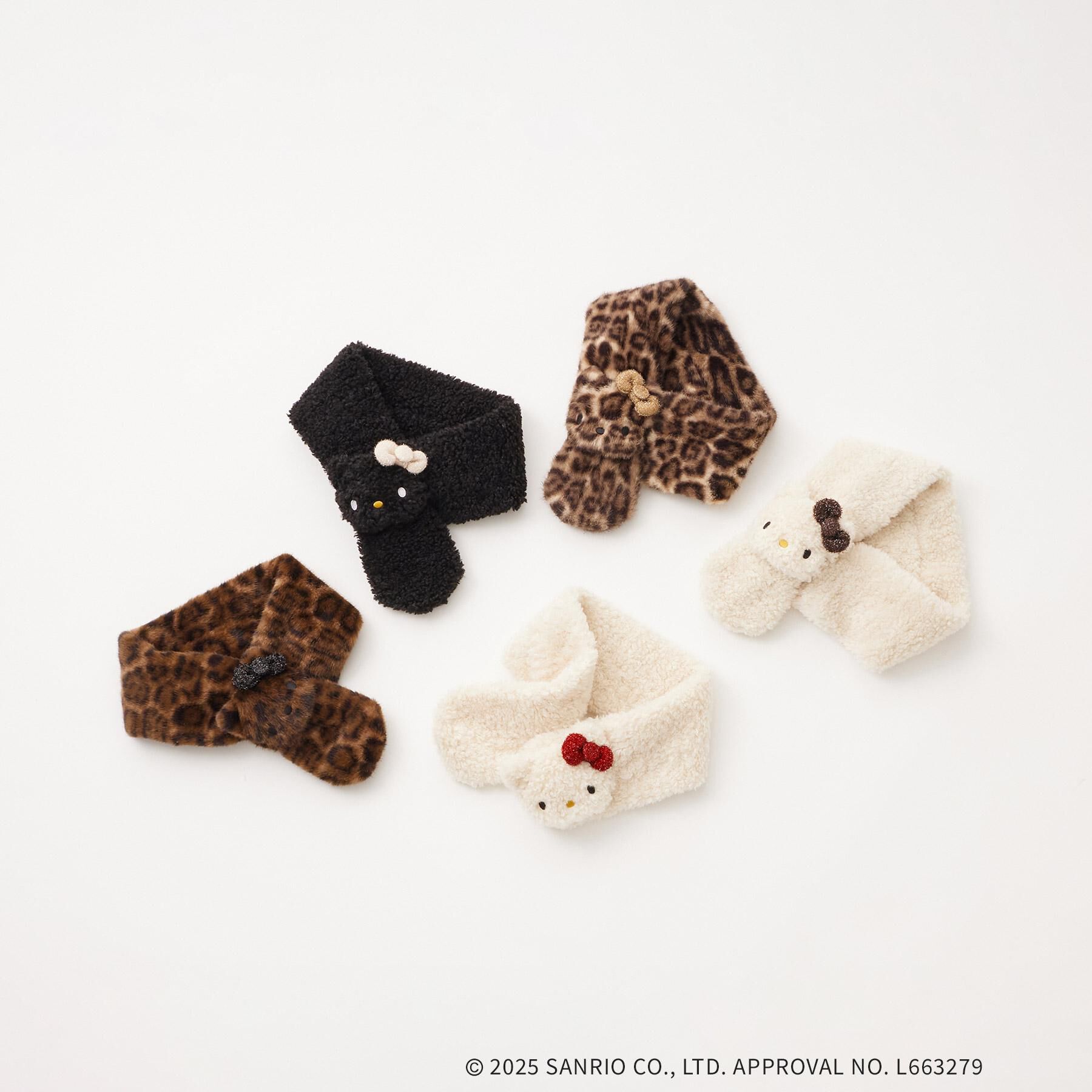 OPAQUE.CLIP「【ハローキティ】ふわふわティペット」|ストール|