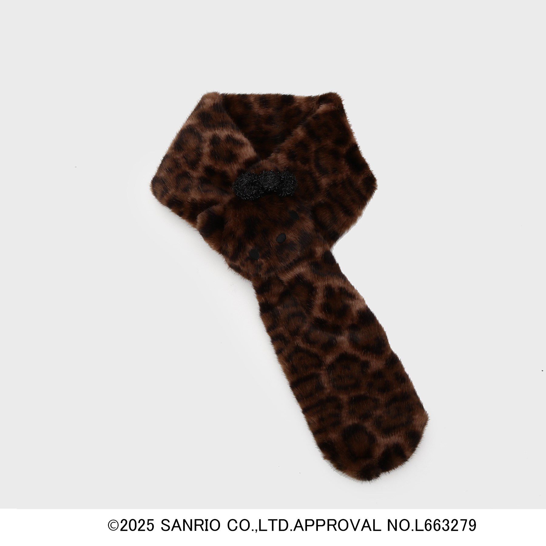 OPAQUE.CLIP「【ハローキティ】ふわふわティペット」|ストール|ブラウン(244)