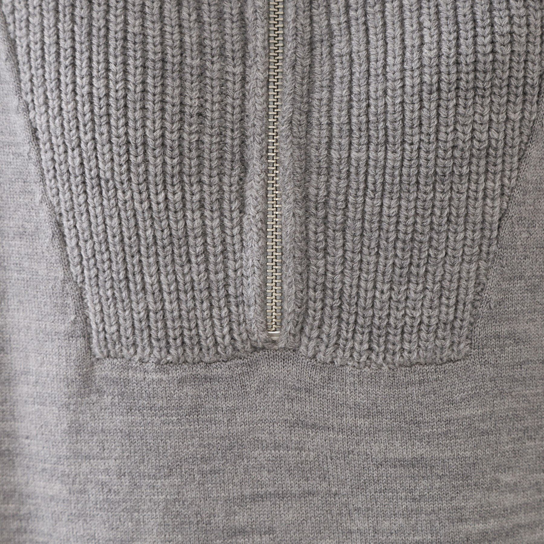 OPAQUE.CLIP「ハーフジップニットワンピース【洗濯機OK】」|ワンピース|