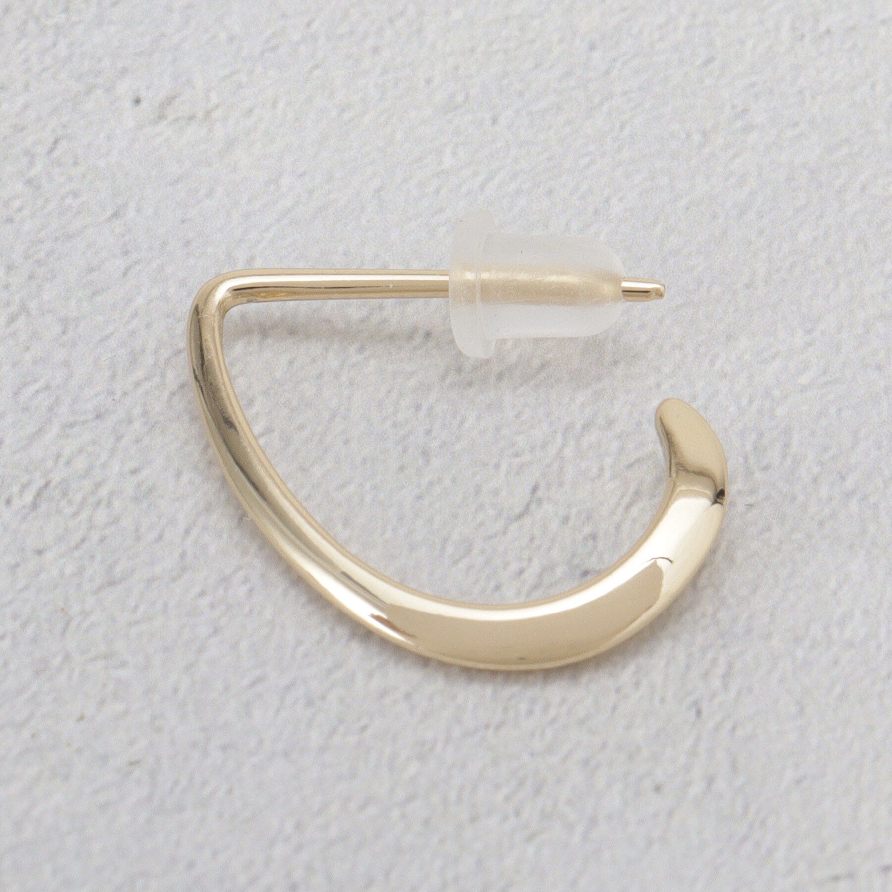 OPAQUE.CLIP「メタルドロップデザインフープピアス」|ピアス|