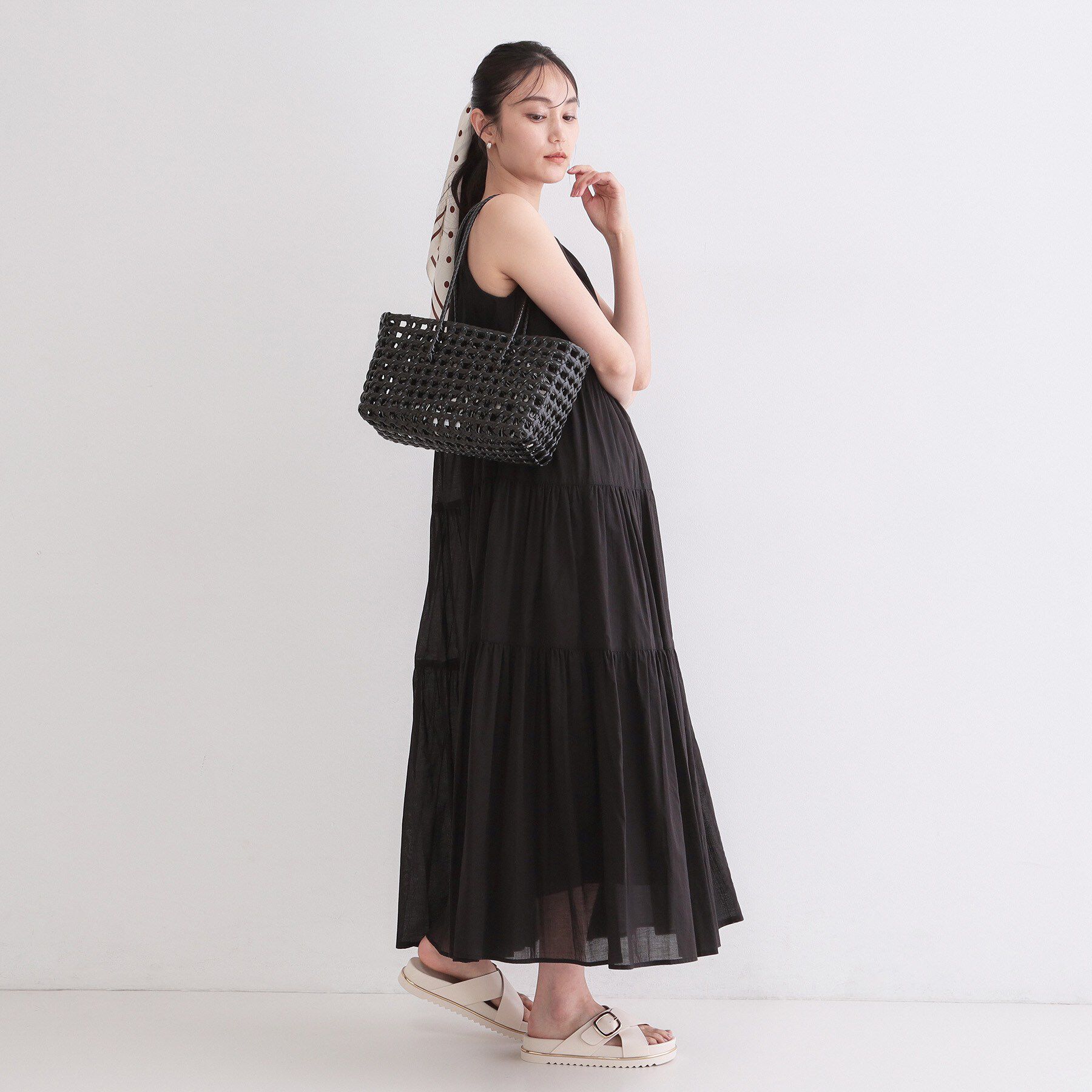 OPAQUE.CLIP「巾着付きメルカドワイドトート」|トートバッグ|