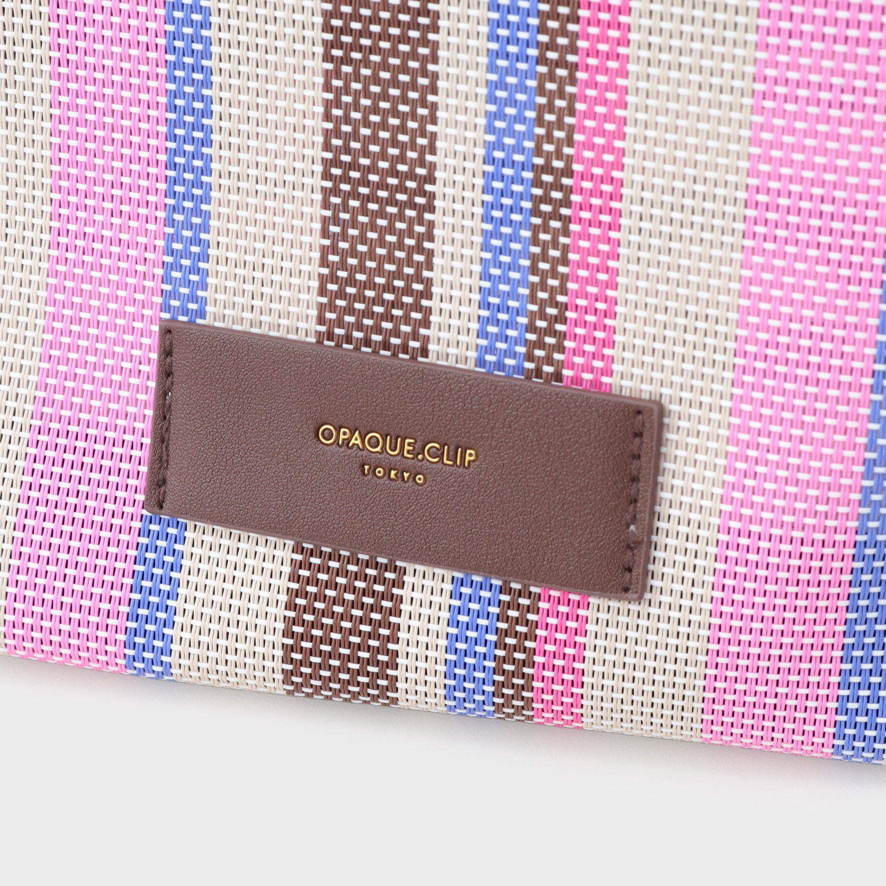 OPAQUE.CLIP「マルチストライプBIGトート」|トートバッグ|