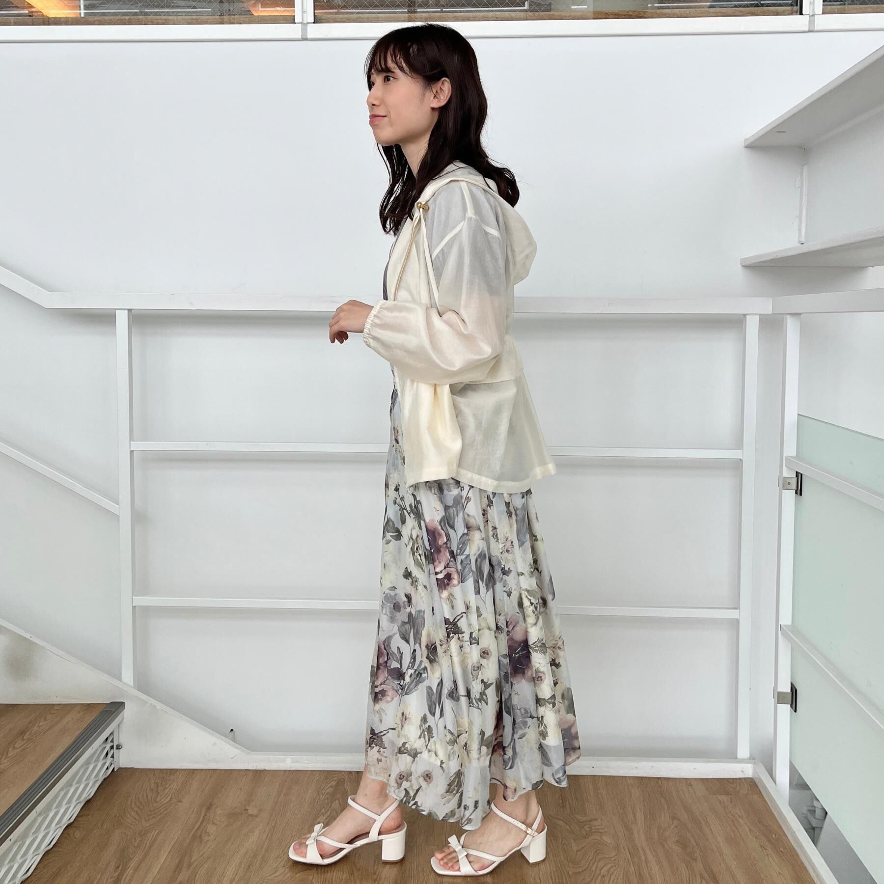 Couture broach「【一枚で着映える・華やか・上品】Summerオーガンフルールスカート」|スカート|