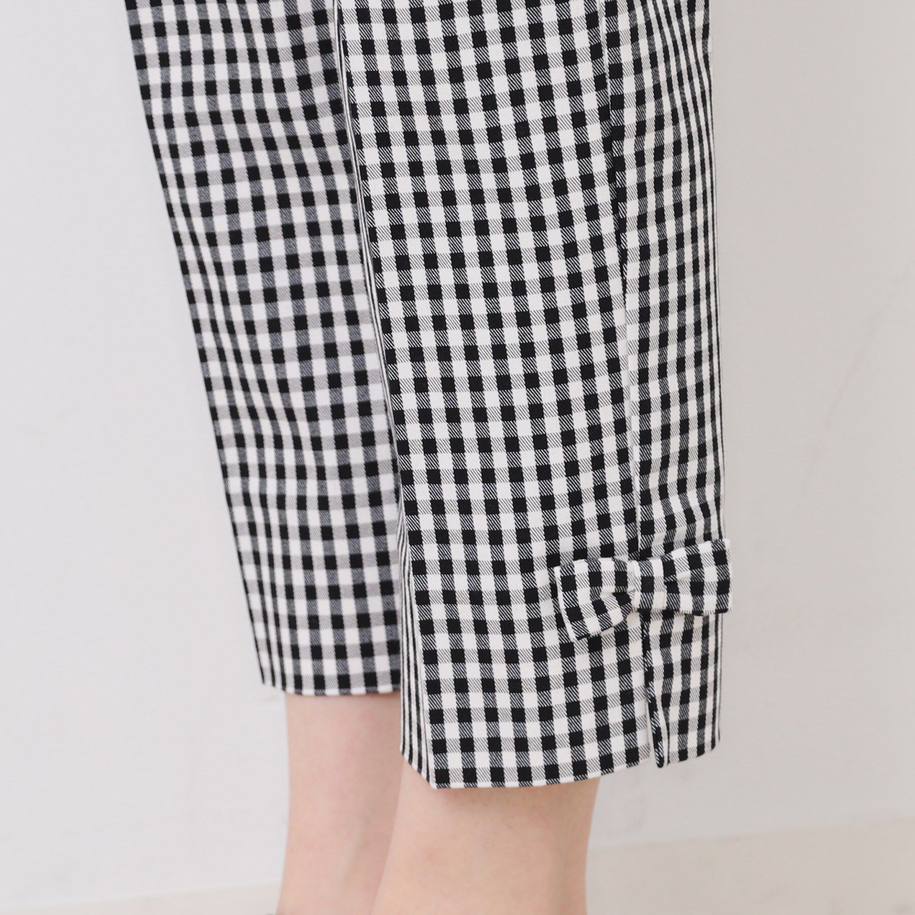 Couture broach「【スッキリ見え・美脚・通勤】リボンポイントサテストパンツ」|その他|