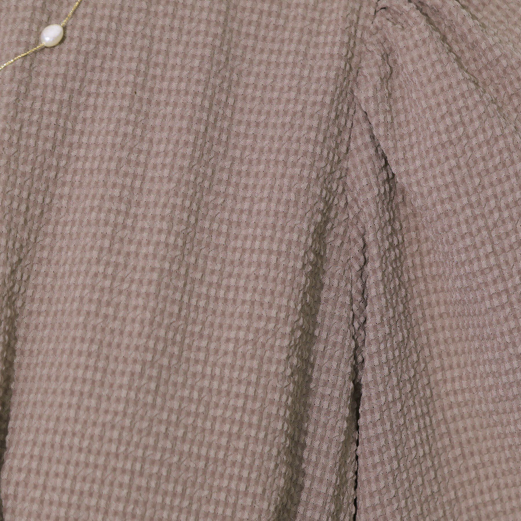 Couture broach「【細見え・キレイめ】サッカータックワンピース」|ワンピース|