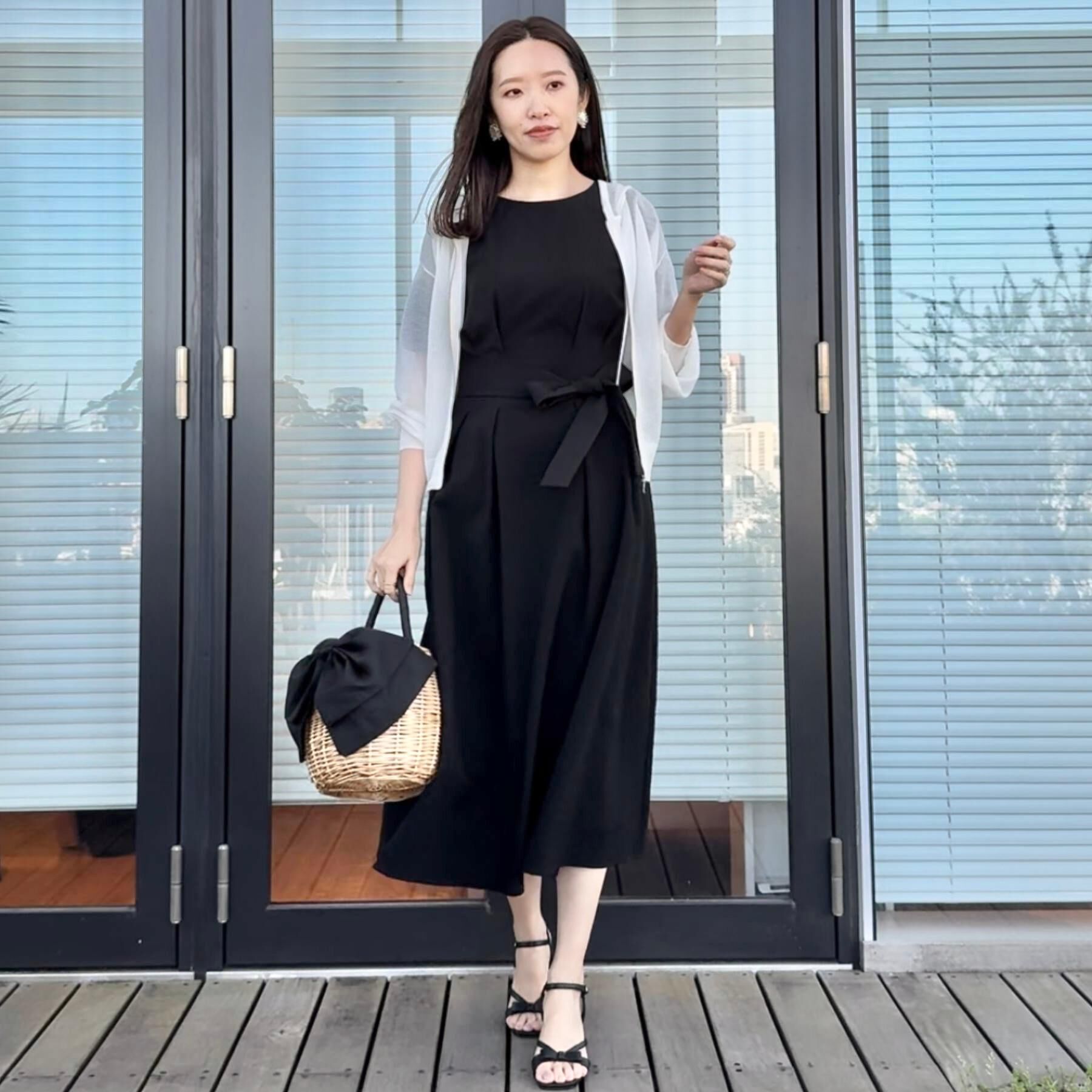 Couture broach「【細見え・キレイめ】サッカータックワンピース」|ワンピース|