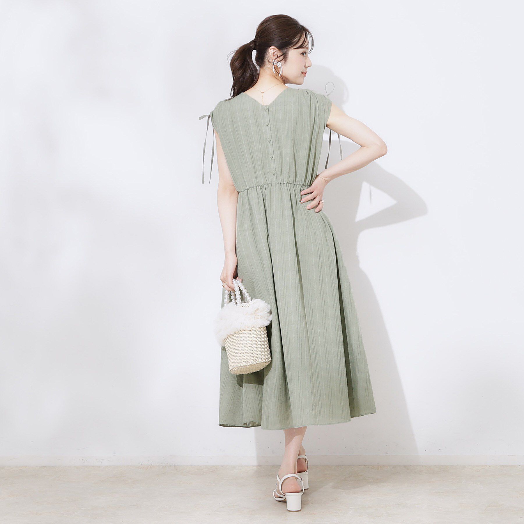 Couture broach「【大人可愛い】カラミチェック サマードレス」|ワンピース|