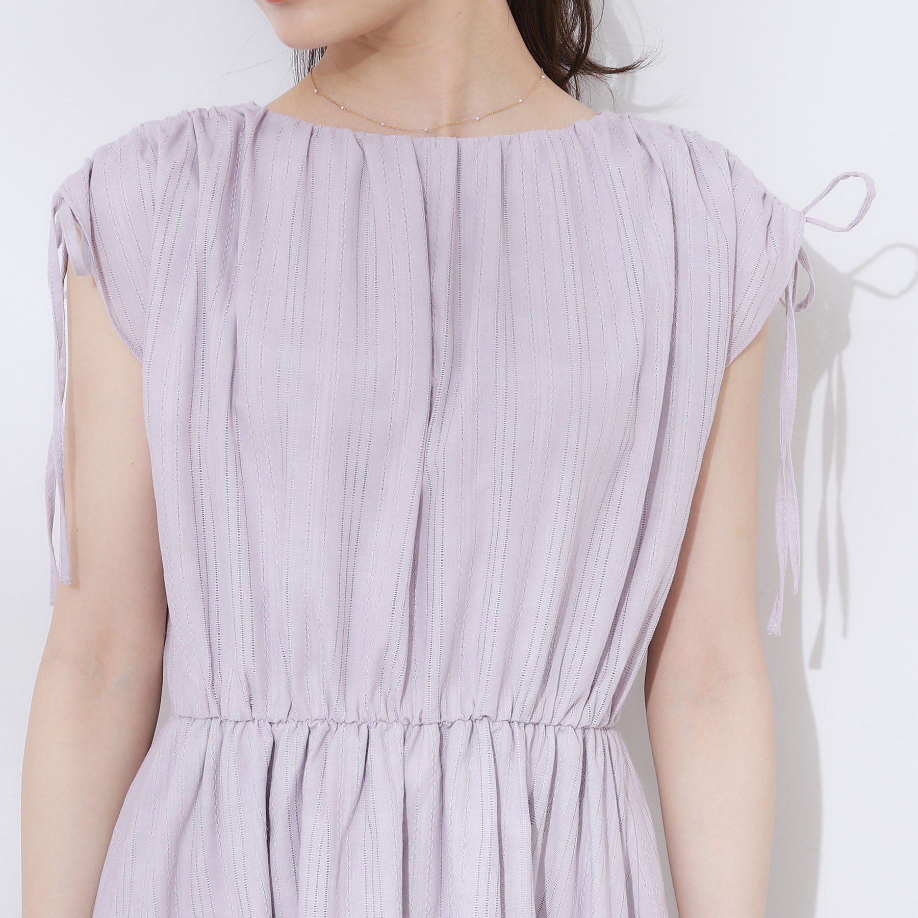 Couture broach「【大人可愛い】カラミチェック サマードレス」|ワンピース|