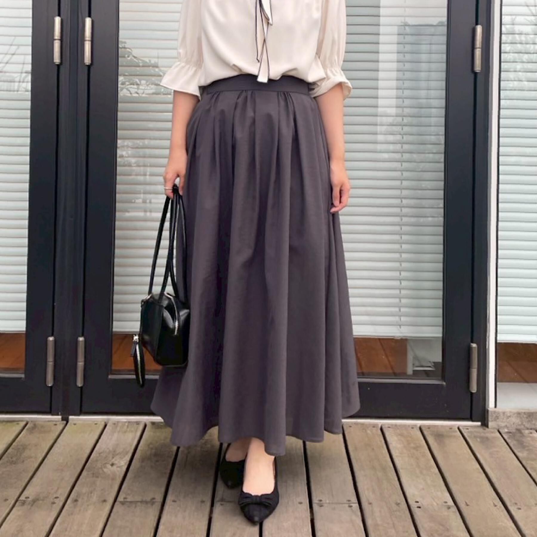 Couture broach「【きれいめ・シアー・通勤】パレットボイルロングスカート」|スカート|