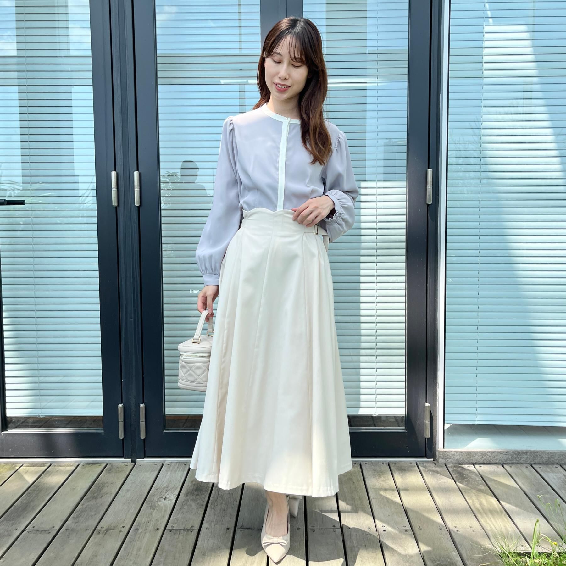 Couture broach「【きれいめ・通勤】配色羽織れるブラウス」|シャツ・ブラウス|