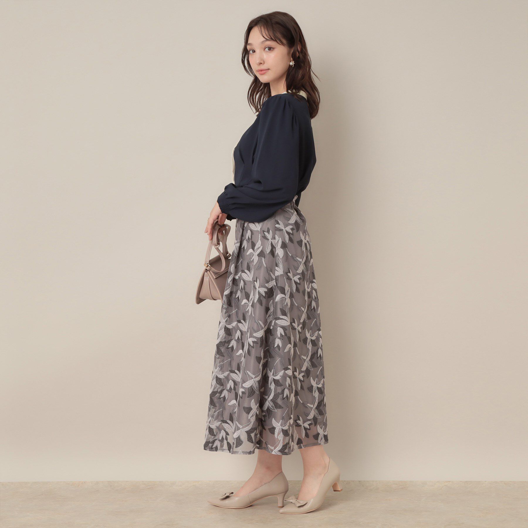 Couture broach「【きれいめ・通勤】配色羽織れるブラウス」|シャツ・ブラウス|