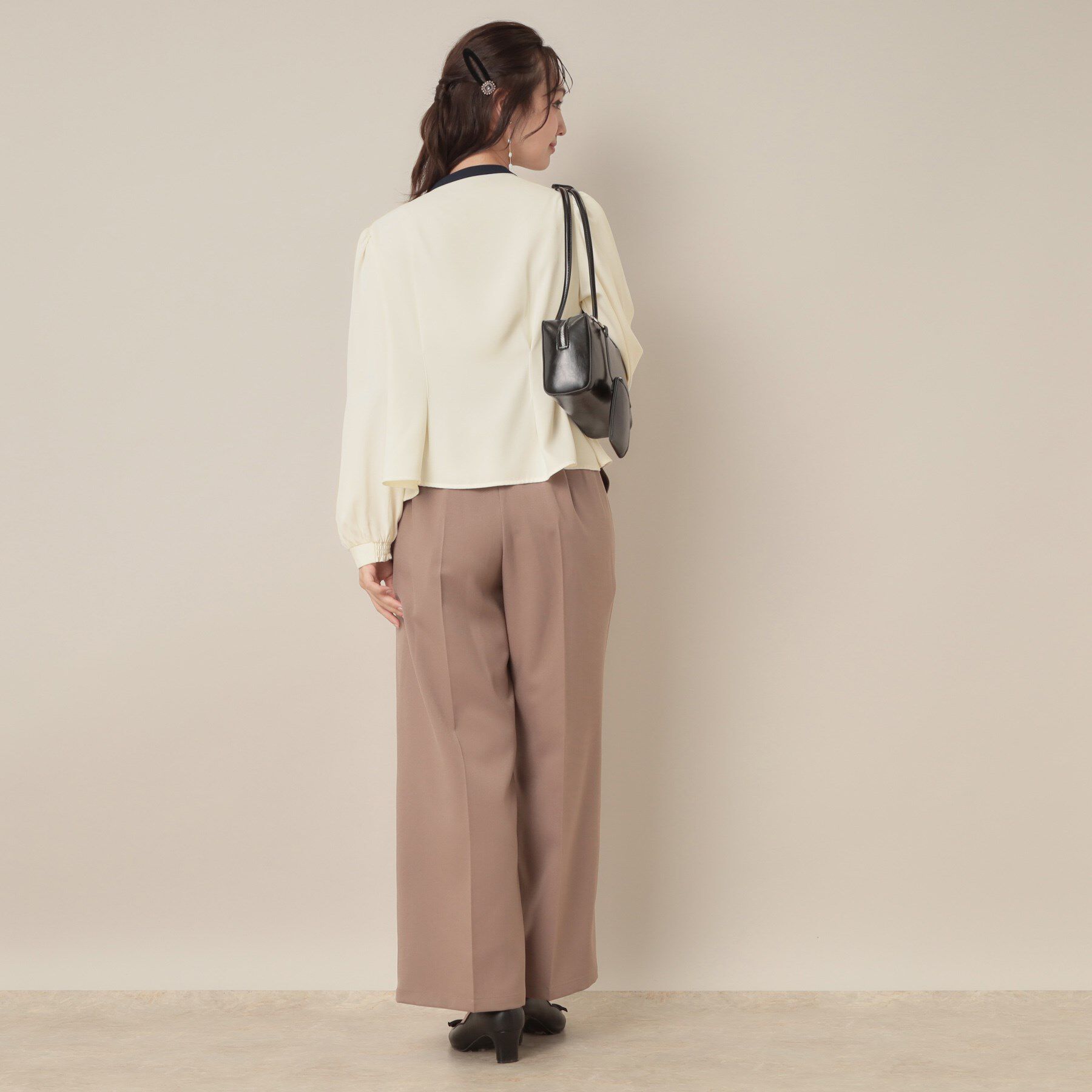 Couture broach「【きれいめ・通勤】配色羽織れるブラウス」|シャツ・ブラウス|