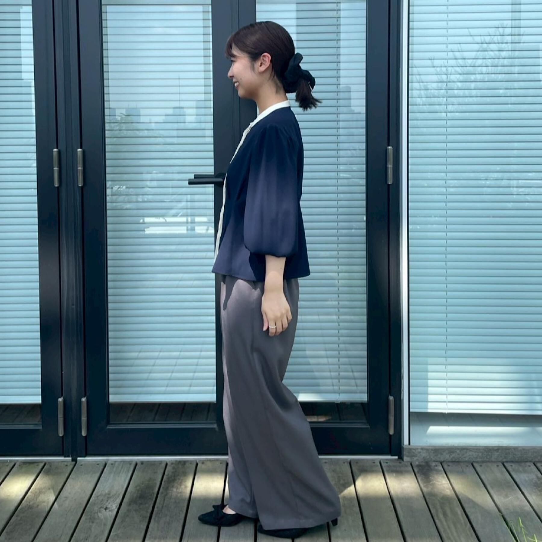 Couture broach「【きれいめ・通勤】配色羽織れるブラウス」|シャツ・ブラウス|