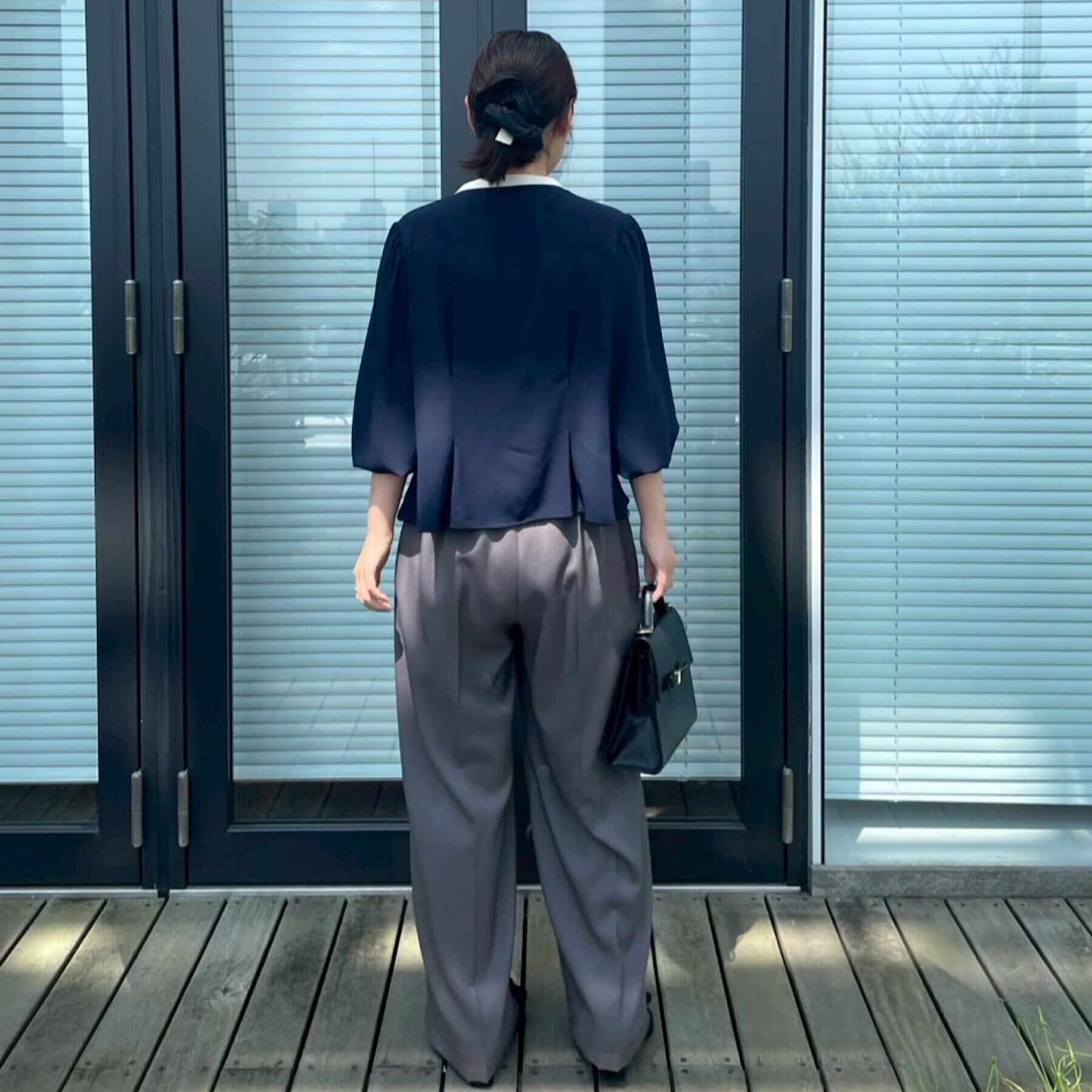 Couture broach「【きれいめ・通勤】配色羽織れるブラウス」|シャツ・ブラウス|