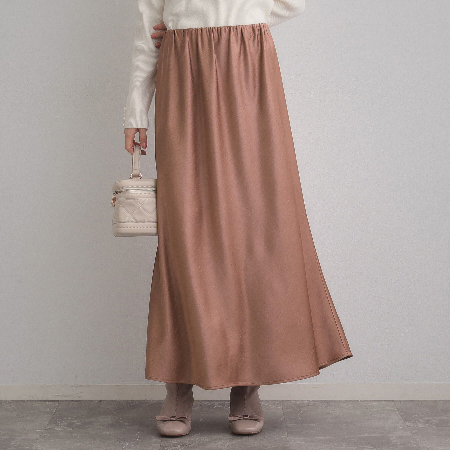 Couture broach「シルキーヘビーサテンスカート」|スカート|