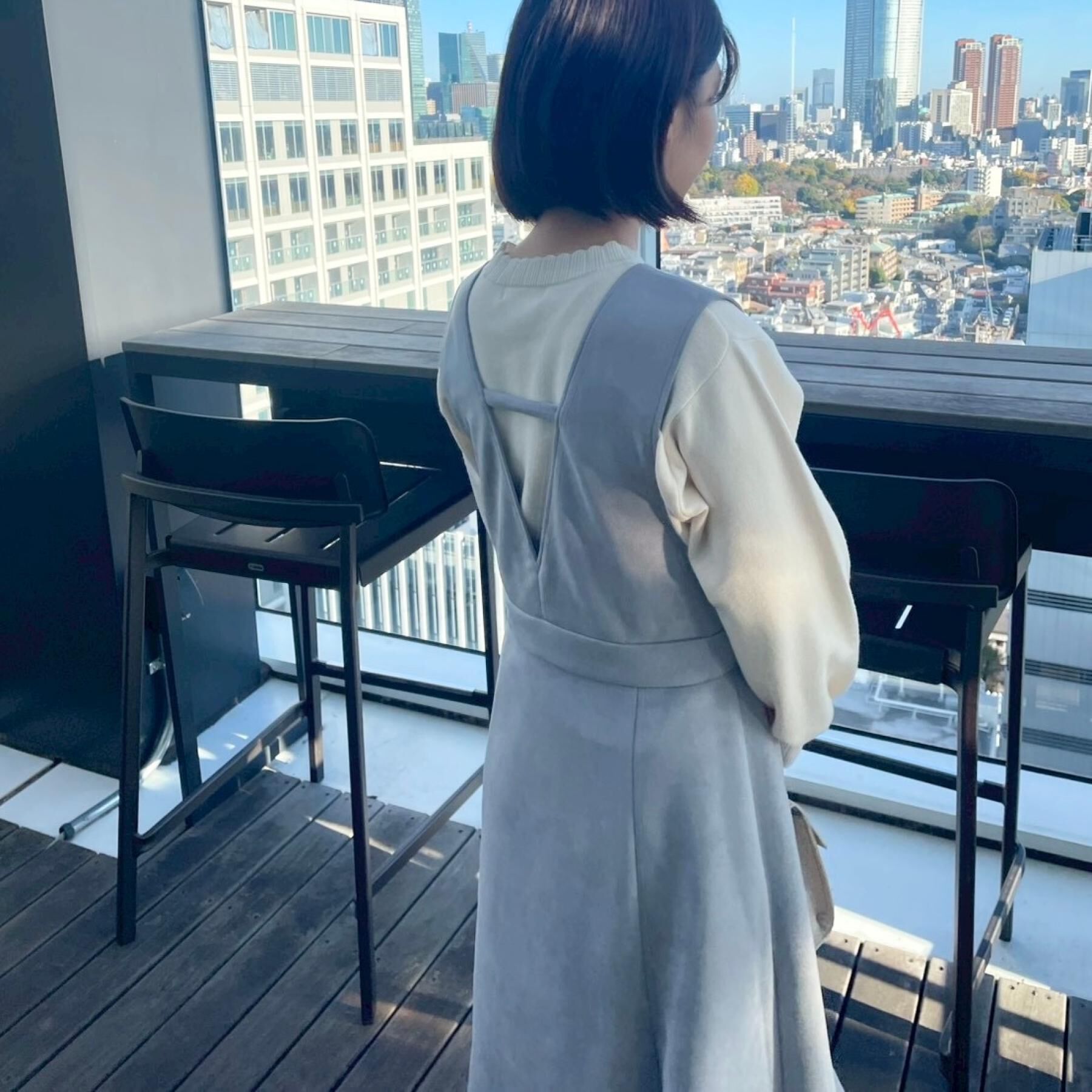 Couture broach「【洗える/スカラデザイン】パフスリーブ ニット」|ニット・セーター|