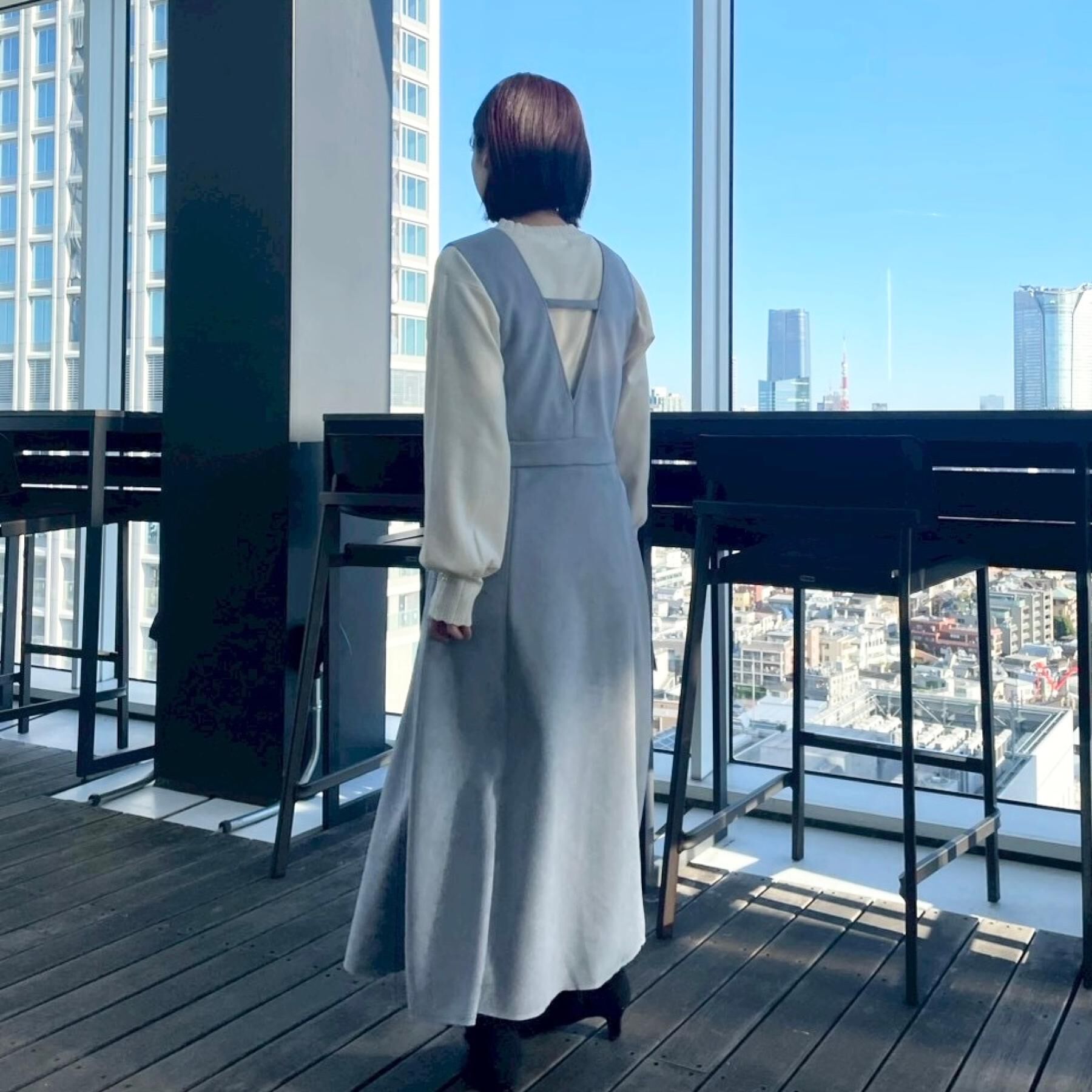 Couture broach「【洗える/スカラデザイン】パフスリーブ ニット」|ニット・セーター|