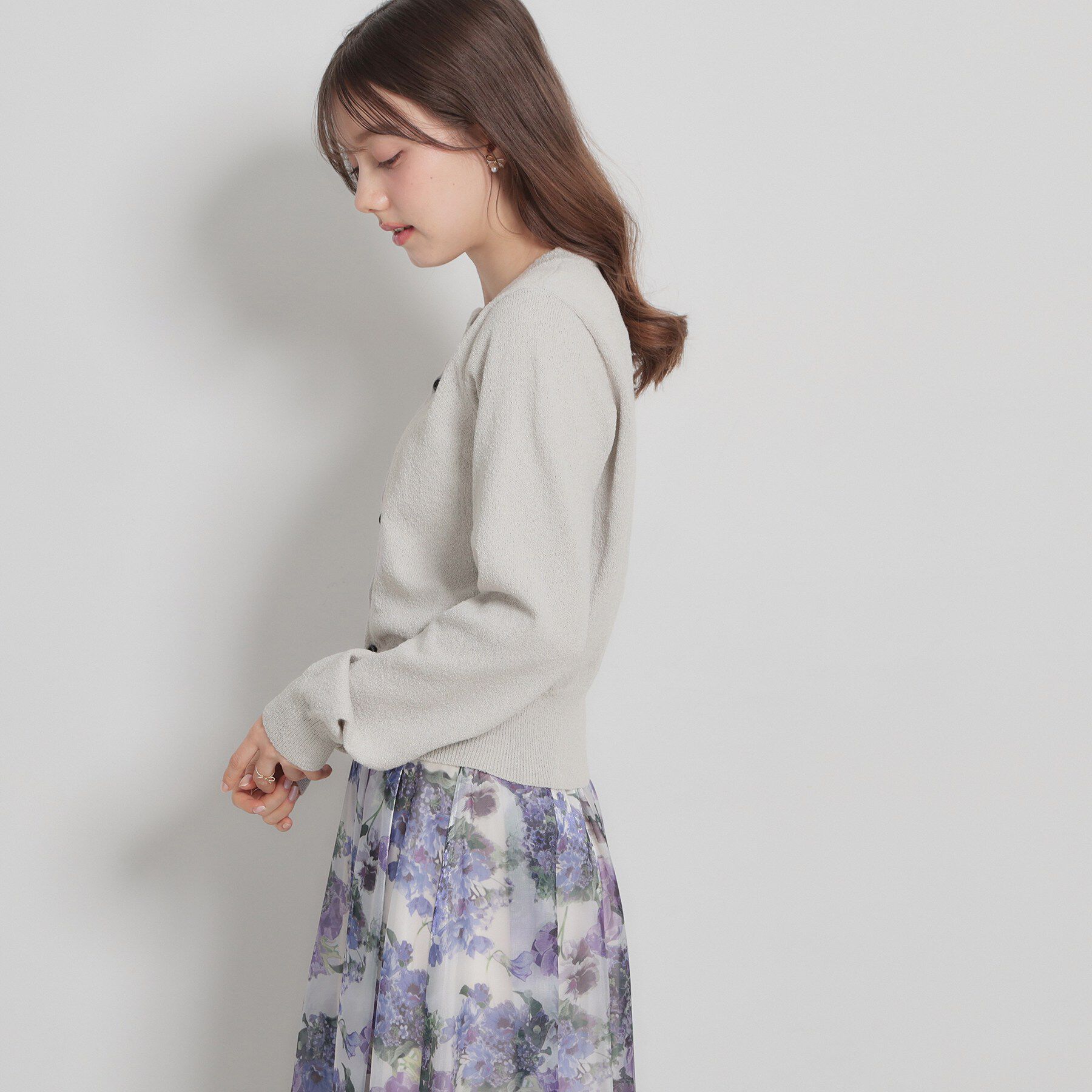 Couture broach「クロスボタンカーディガン」|カーディガン|