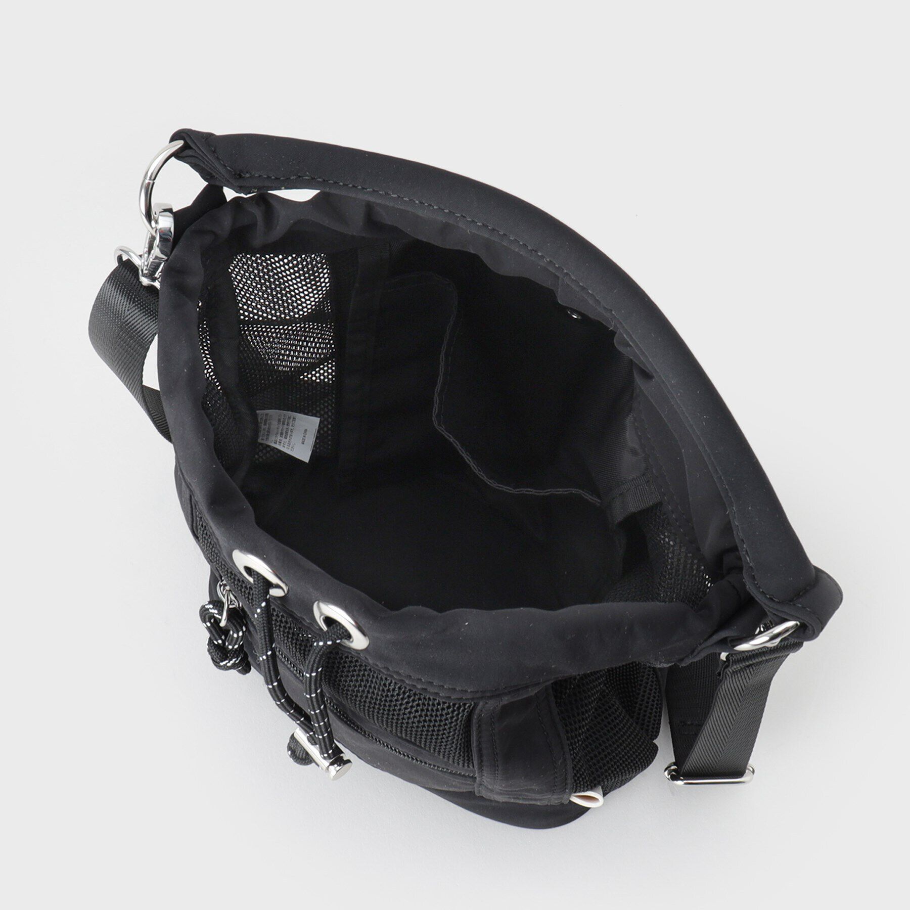 THE SHOP TK「メッシュナイロンコンビ巾着ショルダーバッグ」|ショルダー・メッセンジャー|