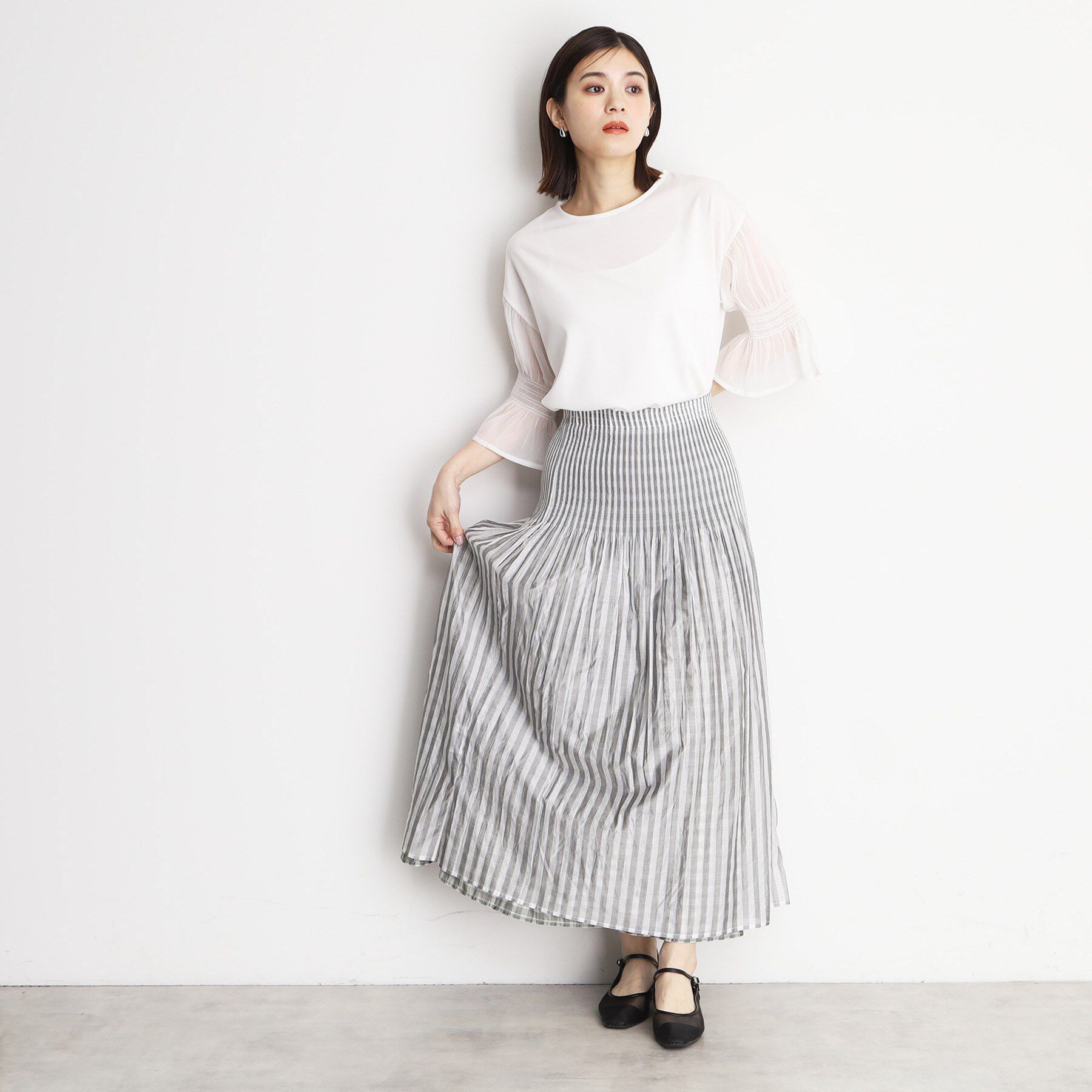 THE SHOP TK「リバーシブルスカート【洗える】」|スカート|