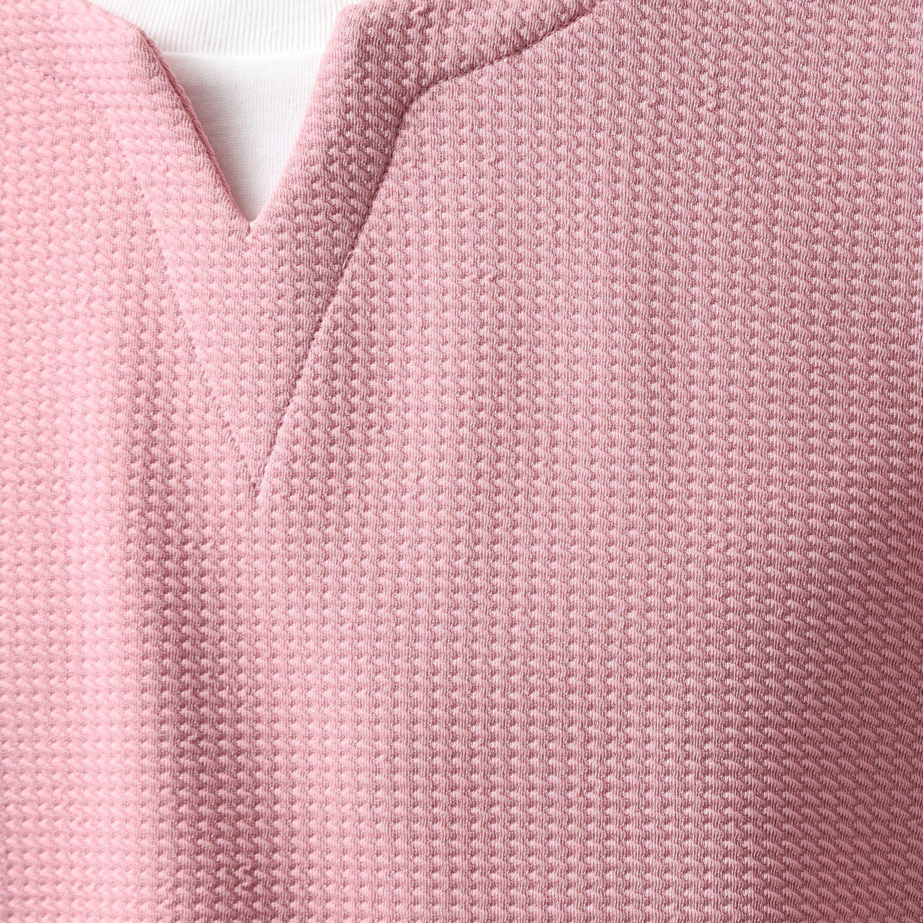 THE SHOP TK「ミニフクレキーネック半袖Tシャツ」|Tシャツ・カットソー|