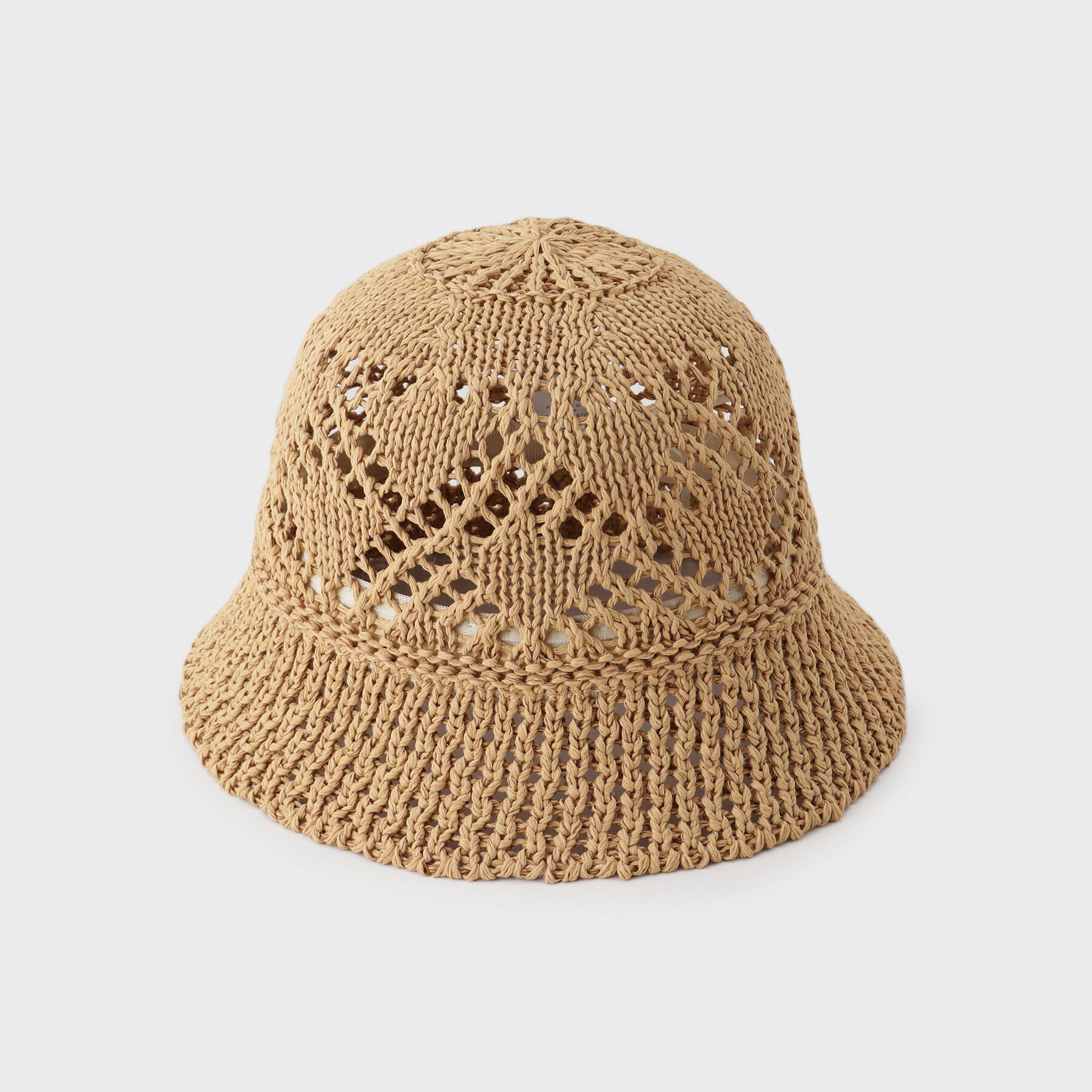 THE SHOP TK「クロシェチューリップハット」|ハット|キャメルブラウン(0