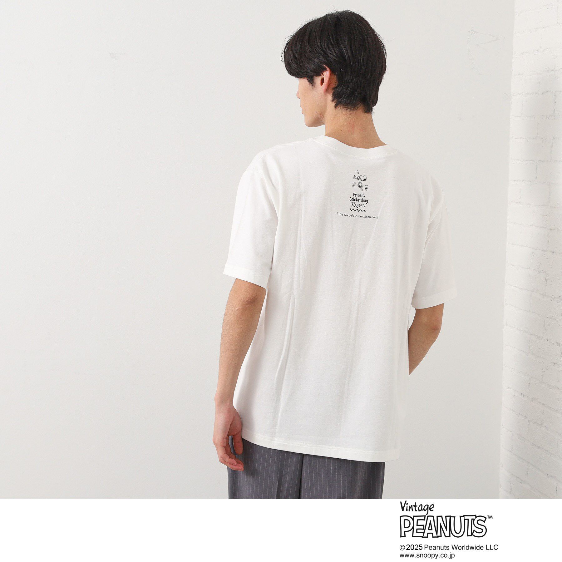 THE SHOP TK「75周年PEANUTSデザイン半袖Tシャツ」|Tシャツ・カットソー|