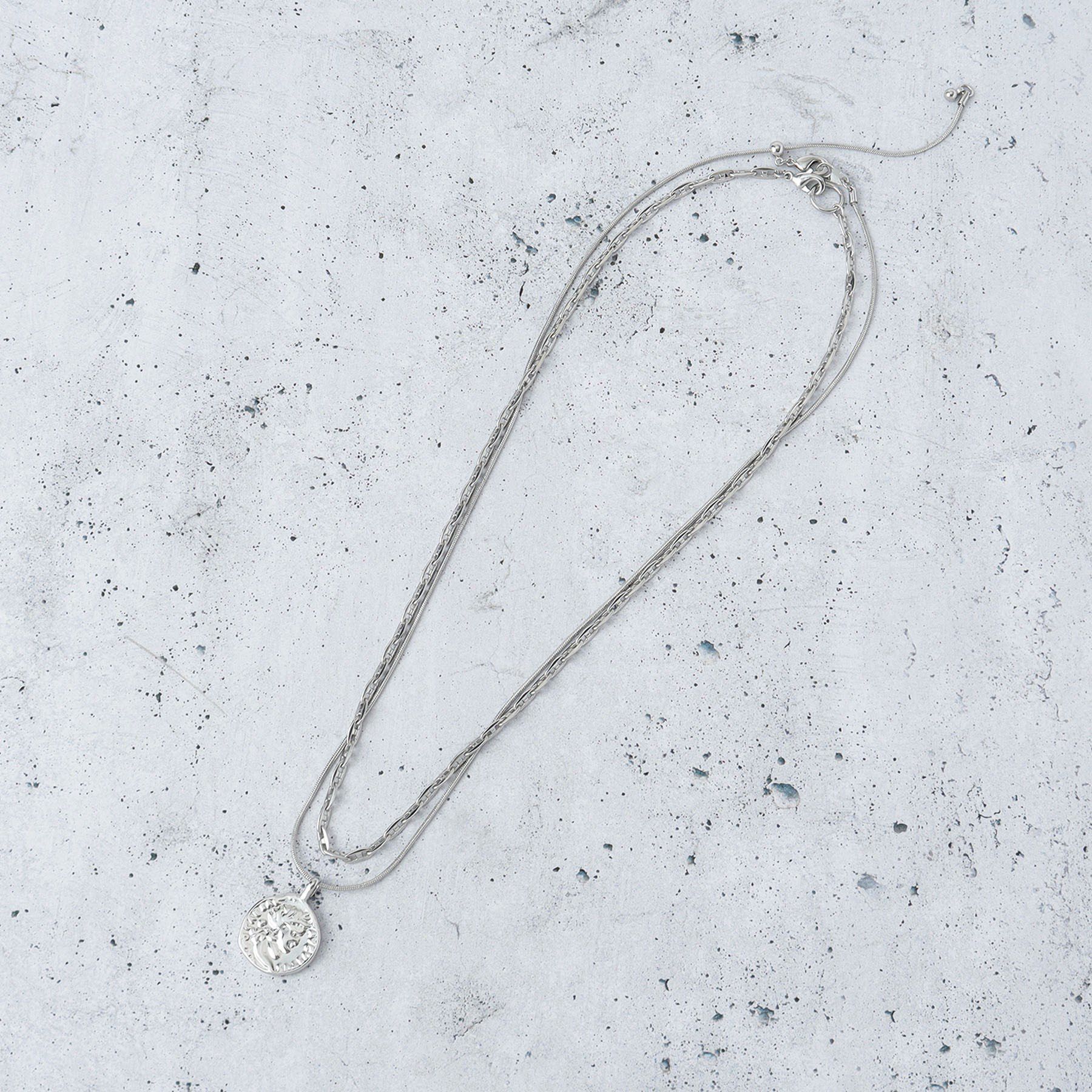 THE SHOP TK「コインチェーン2WAYショートネックレス」|ネックレス|