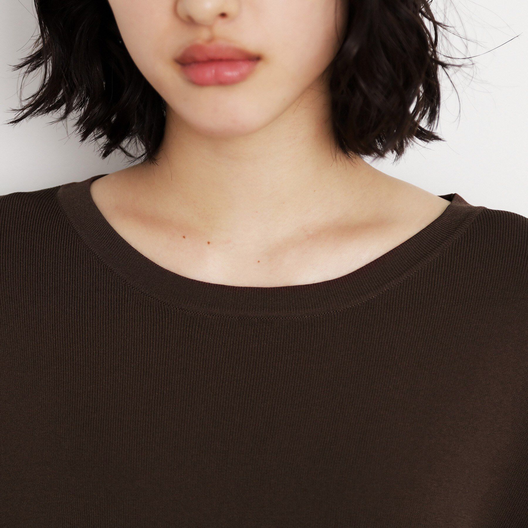 THE SHOP TK「さらさらフレアスリーブサマーニット【毛玉になりにくい/UV/洗濯機OK】」|ニット・セーター|