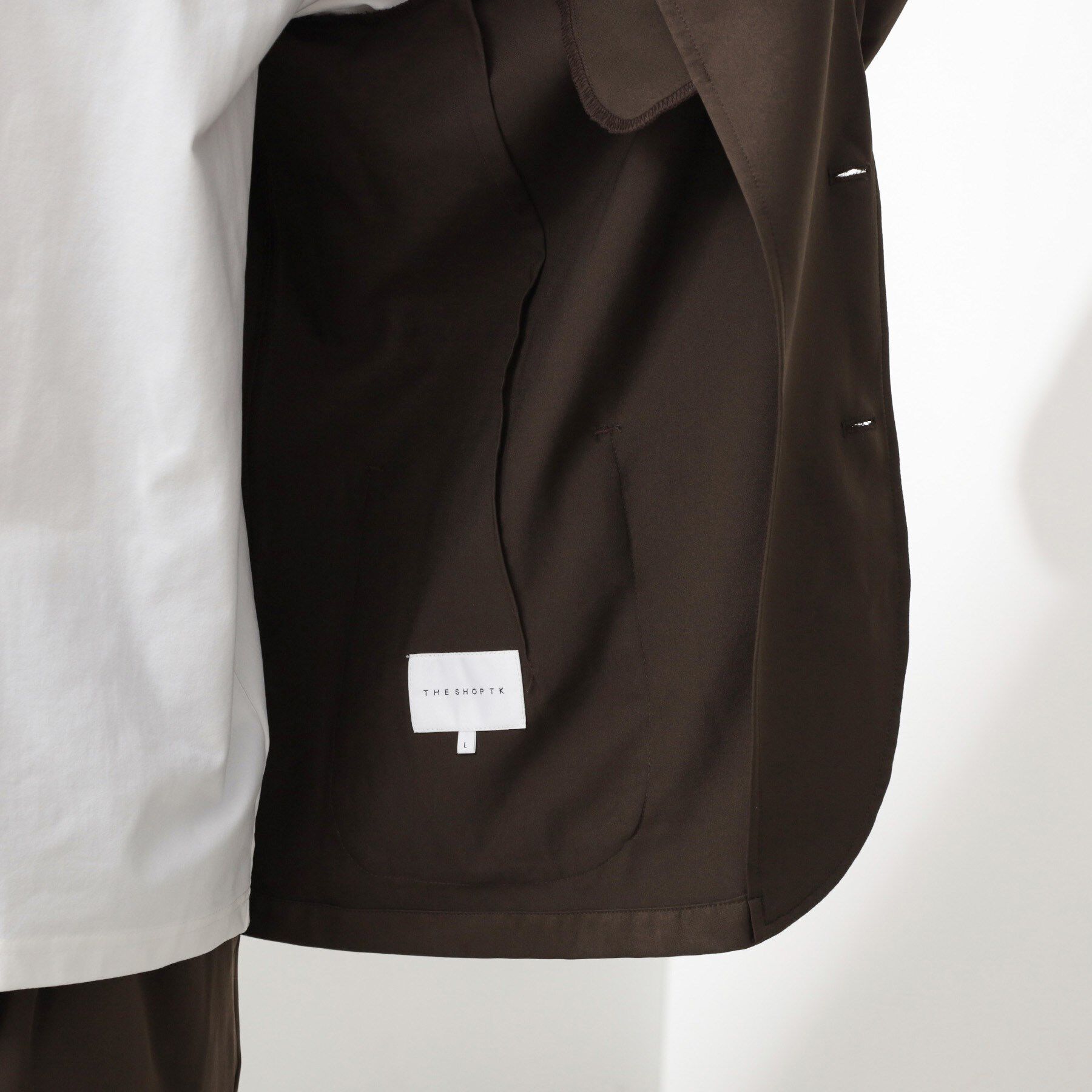 THE SHOP TK「スムースファイバーリラックスジャケット 【セットアップ可／UVカット／イージーケア／洗濯機OK】」|テーラードジャケット|