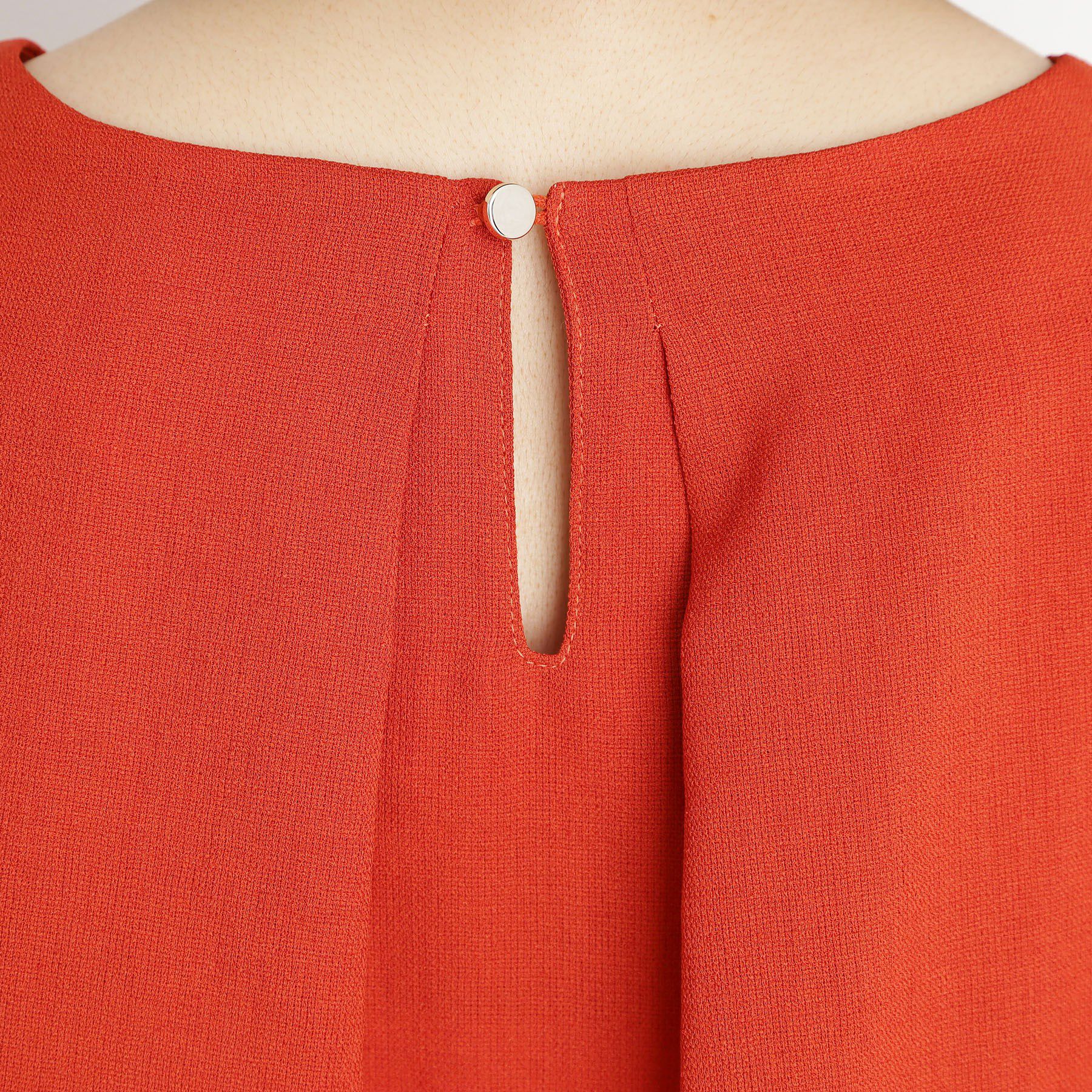 THE SHOP TK「麻調メッシュブラウス【二の腕カバー/洗える】」|シャツ・ブラウス|