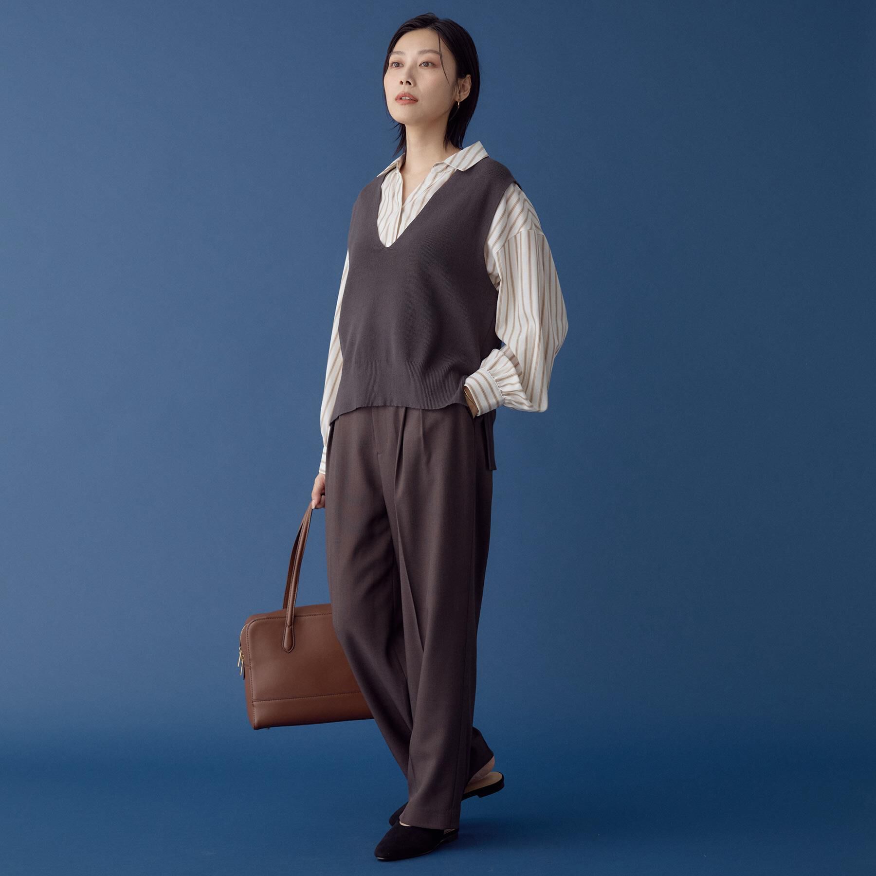 THE SHOP TK「【きれいめもカジュアルもお任せ】2タックワイドパンツ【セットアップ可】」|その他|