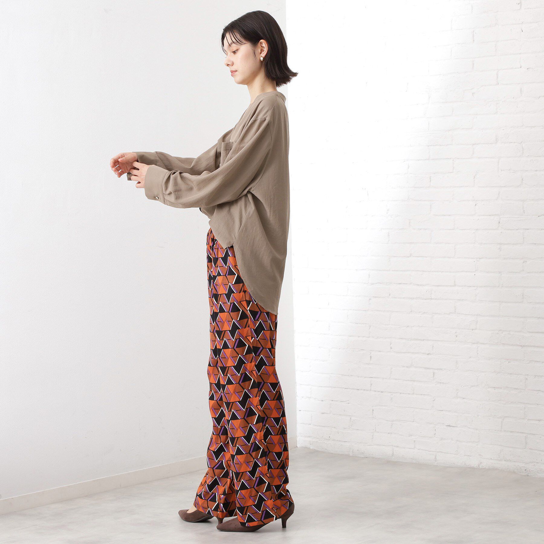 THE SHOP TK「柄アソートイージーパンツ【洗える】」|その他|