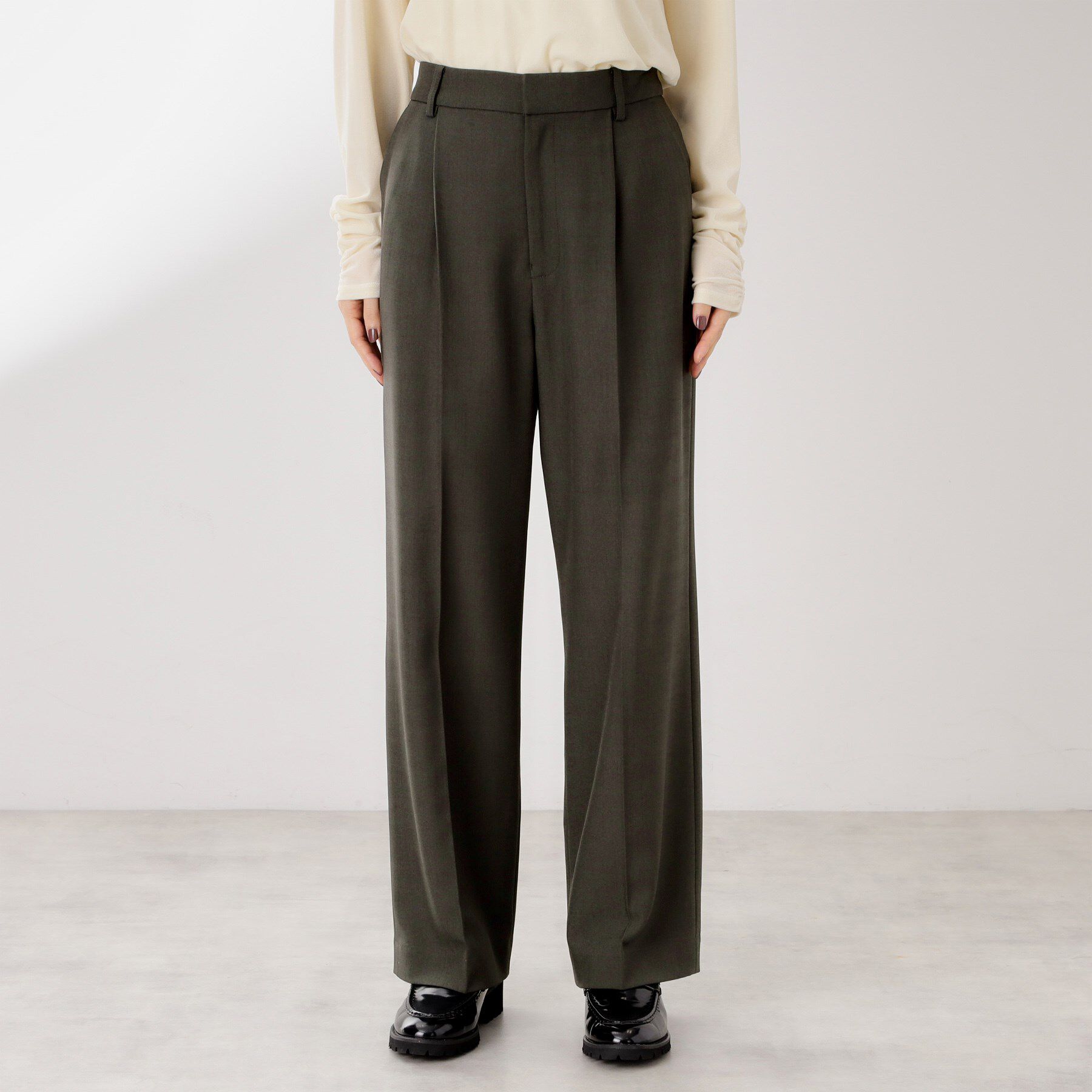 THE SHOP TK「ビジネスセミワイドパンツ【セットアップ可/洗濯機OK】/CAVIANシリーズ」|その他|