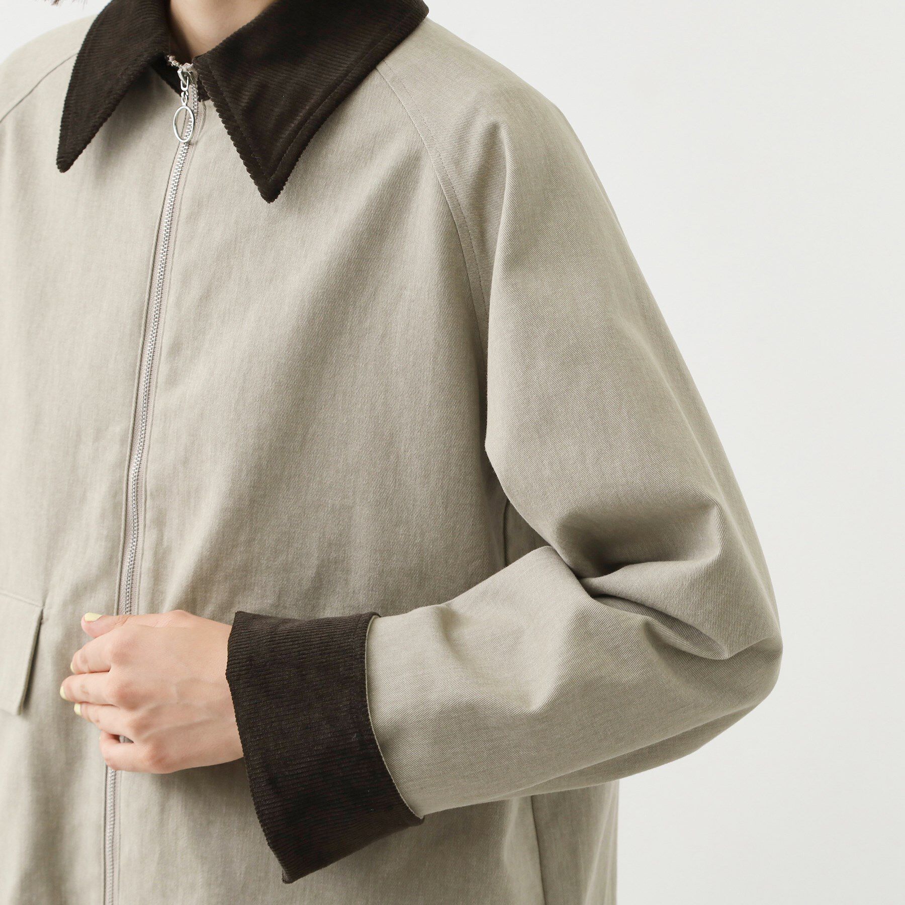 THE SHOP TK「カバーオールジャケット【洗える】」|ブルゾン・スタジャン|