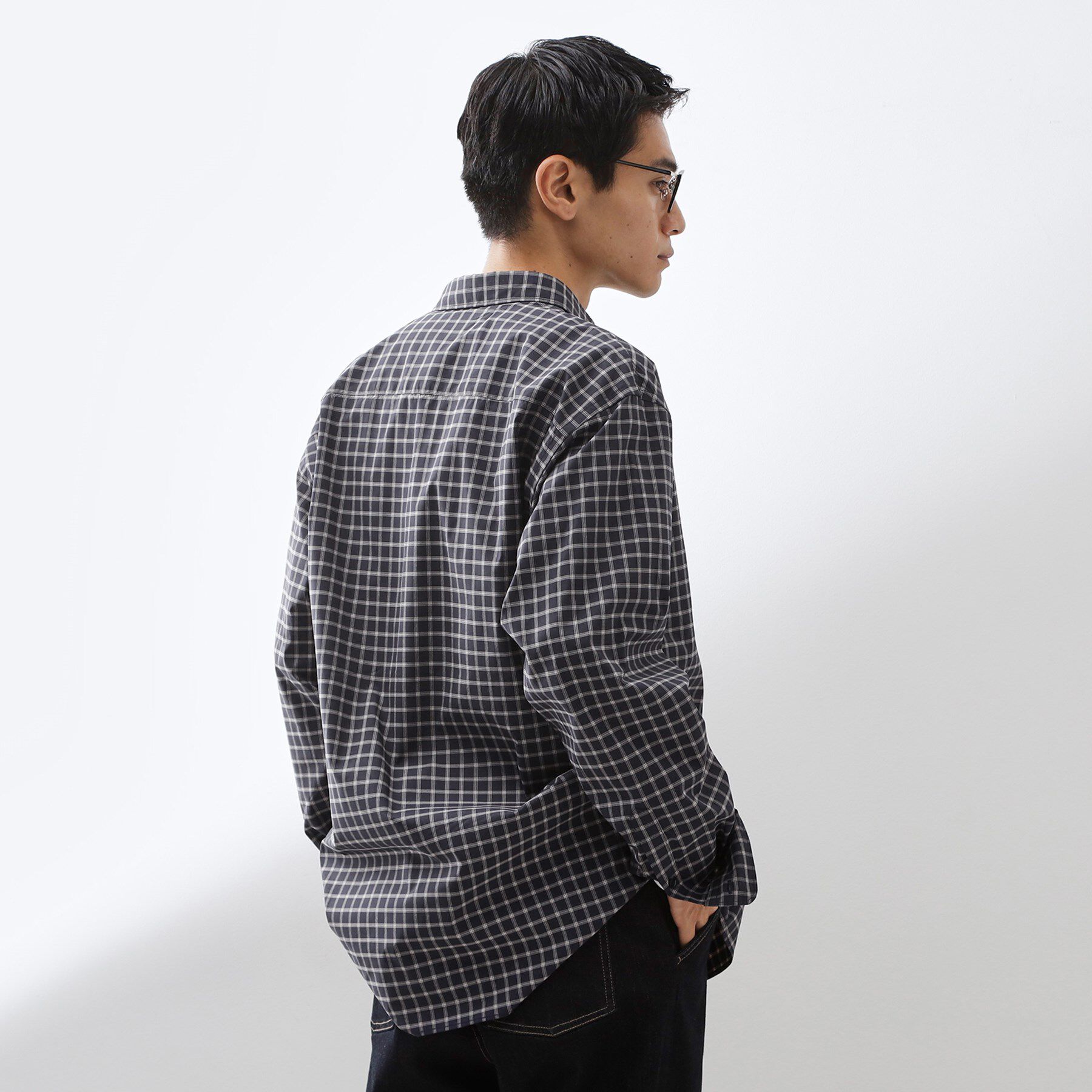 THE SHOP TK「チェック＆ストライプ アソート長袖シャツ【洗濯機OK】」|シャツ・ブラウス|