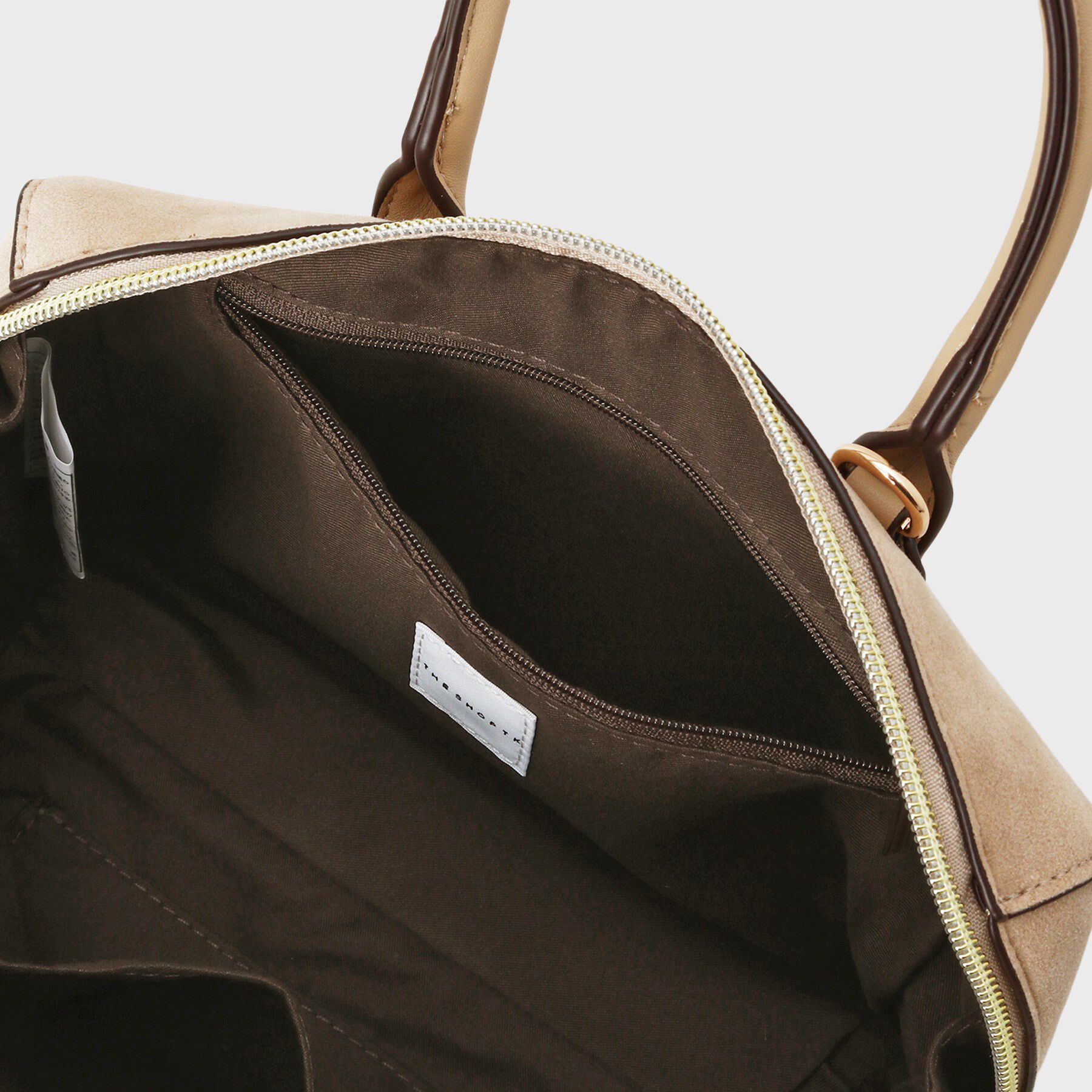 THE SHOP TK「チャーム付きスエードミニボストンバッグ」|ボストンバッグ|