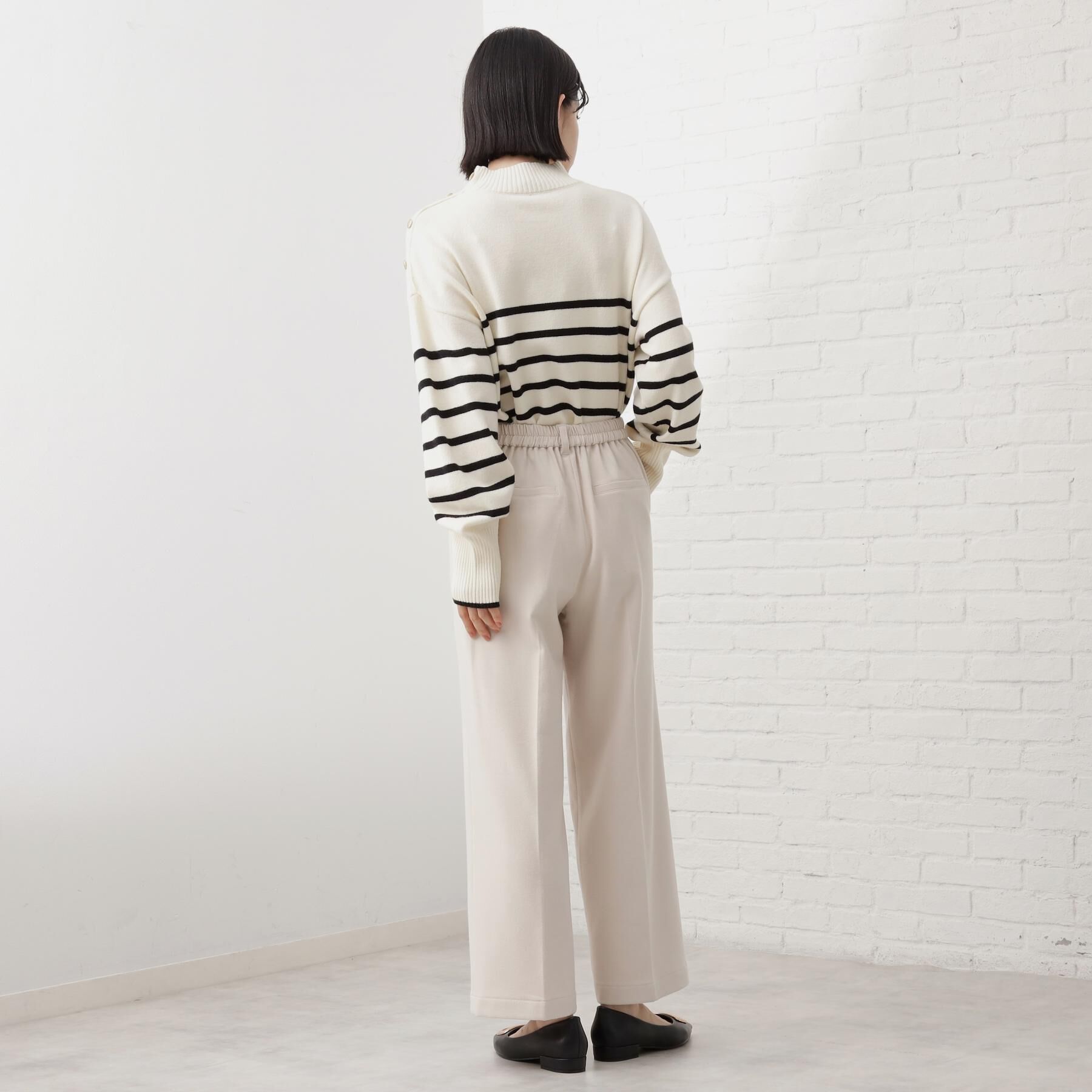 THE SHOP TK「【着丈選べる/XS～XLサイズ】あったか裏起毛ワイドパンツ」|その他|