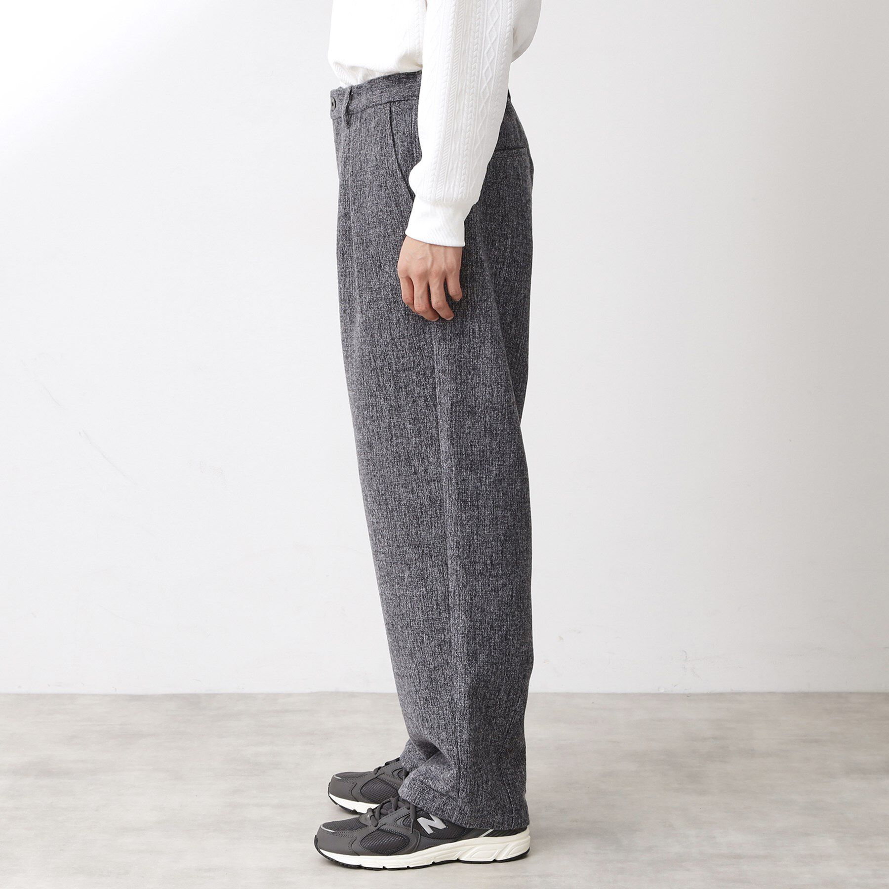 THE SHOP TK「ツイードワイドパンツ 【洗濯機OK／セットアップ可】」|その他|