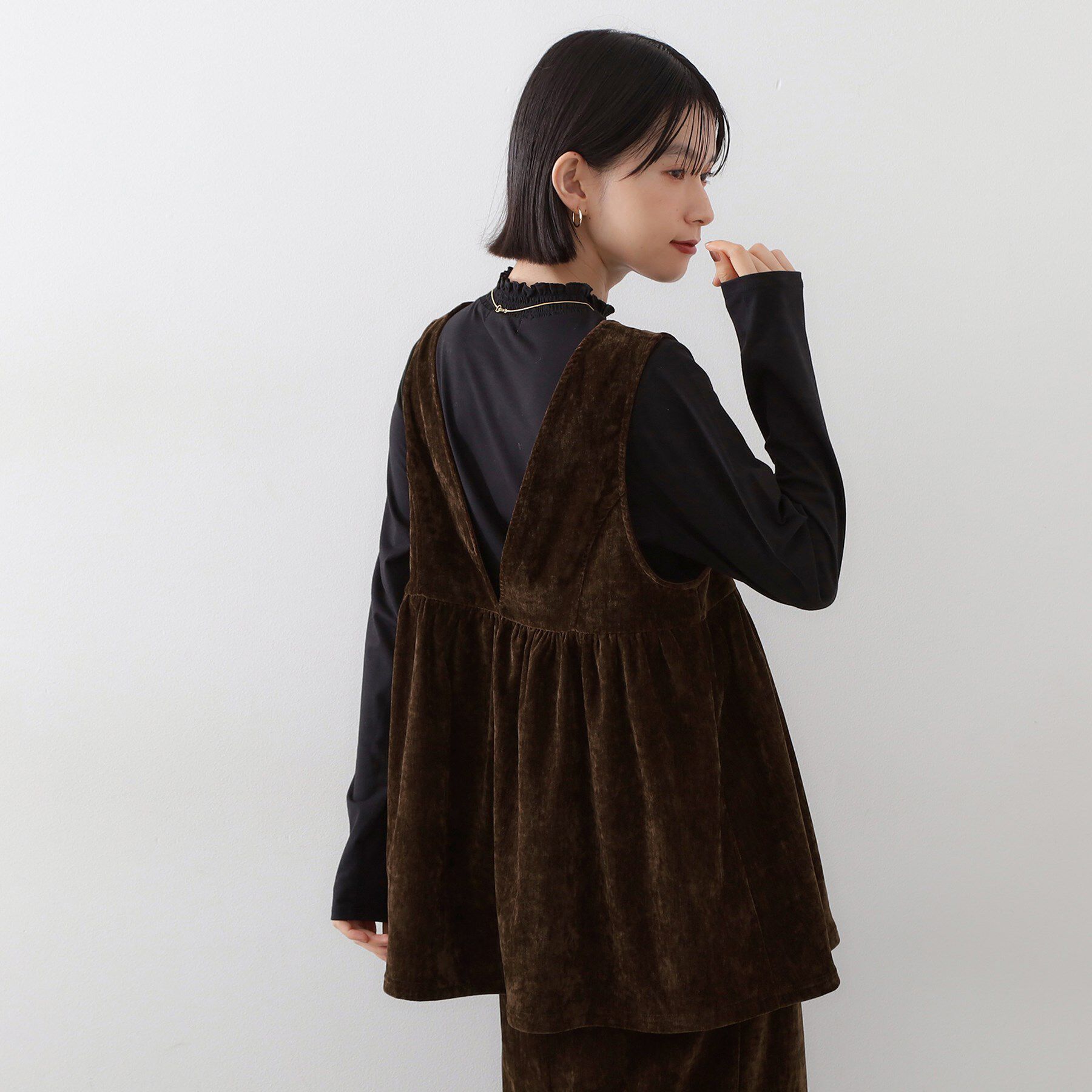 THE SHOP TK「ベロアセットアップ」|スーツ|