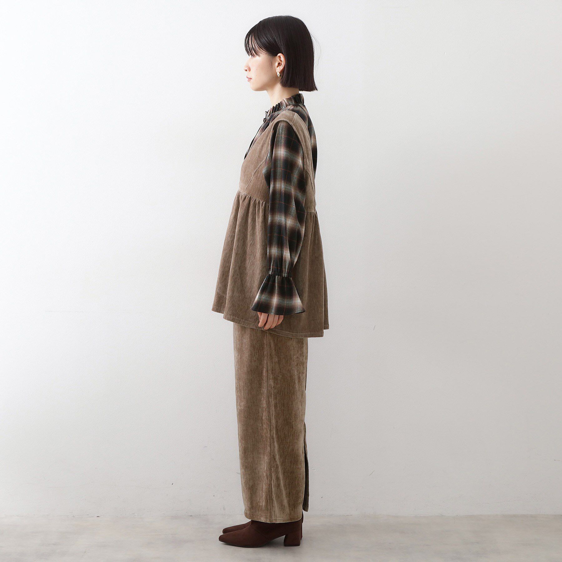 THE SHOP TK「ベロアセットアップ」|スーツ|